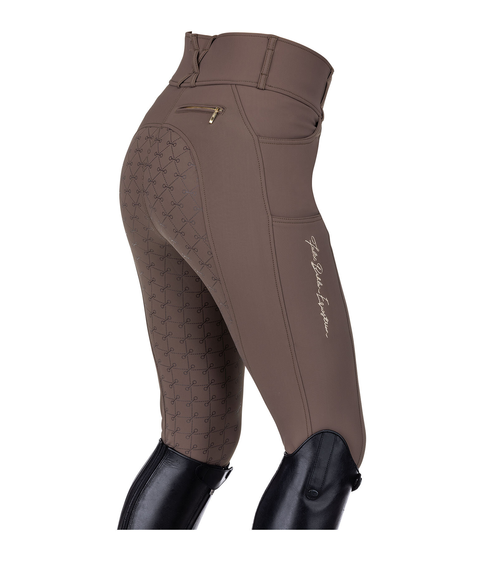 Pantaloni da equitazione termici pro full grip Jessica