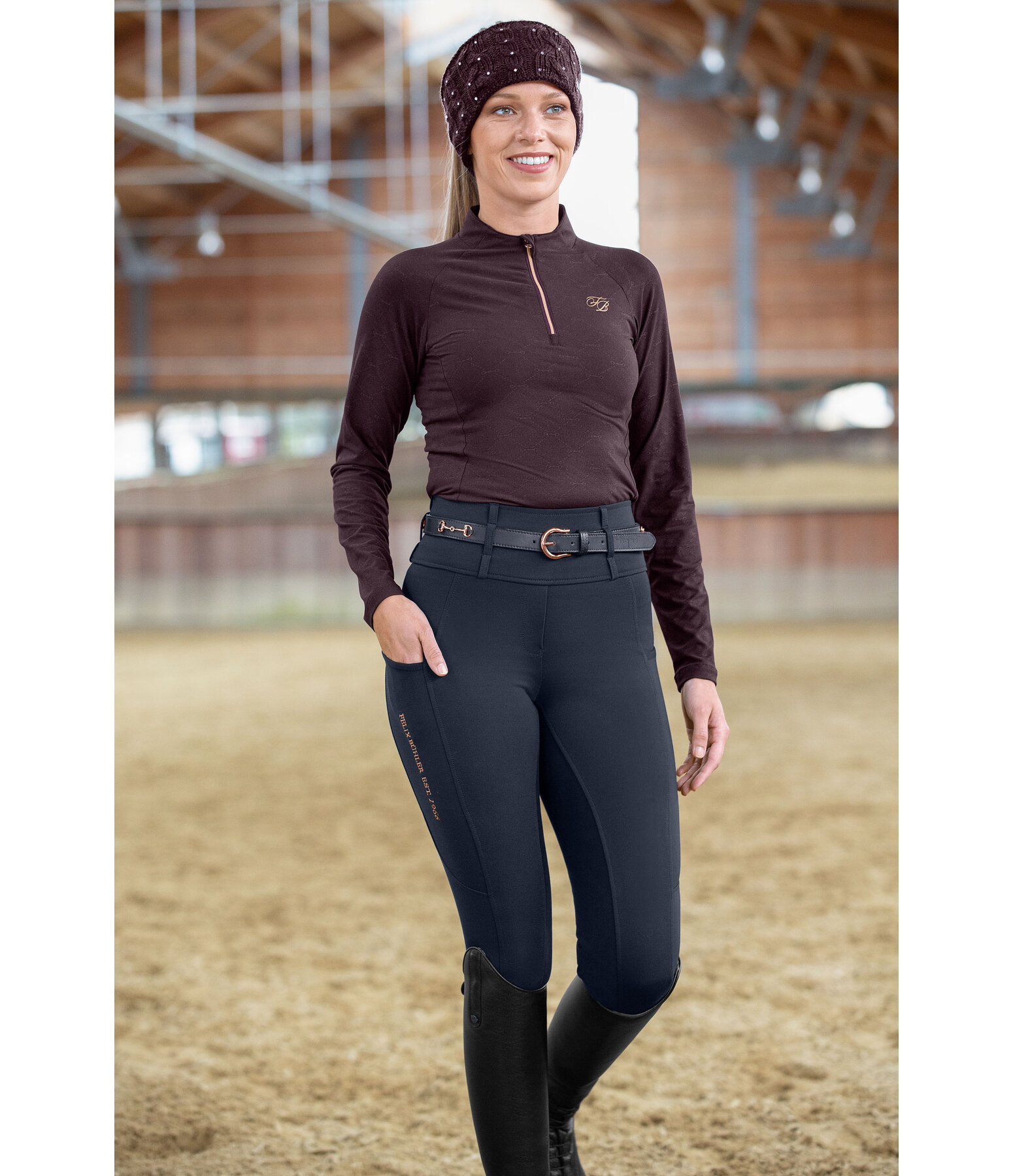 Leggings da equitazione full seat Nathalie