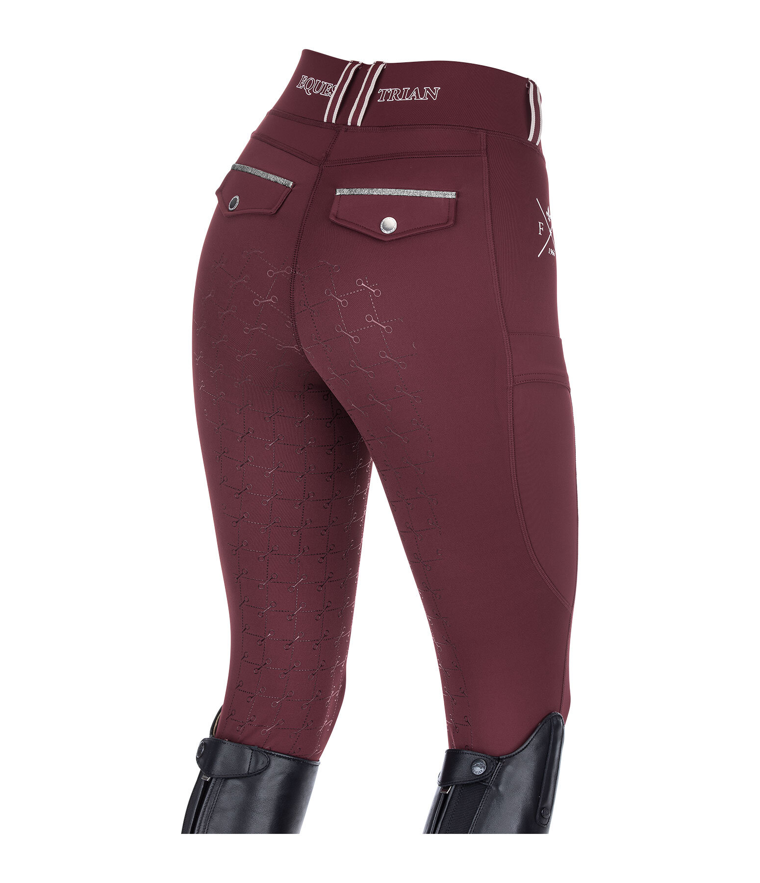 Leggings da equitazione full grip Malena