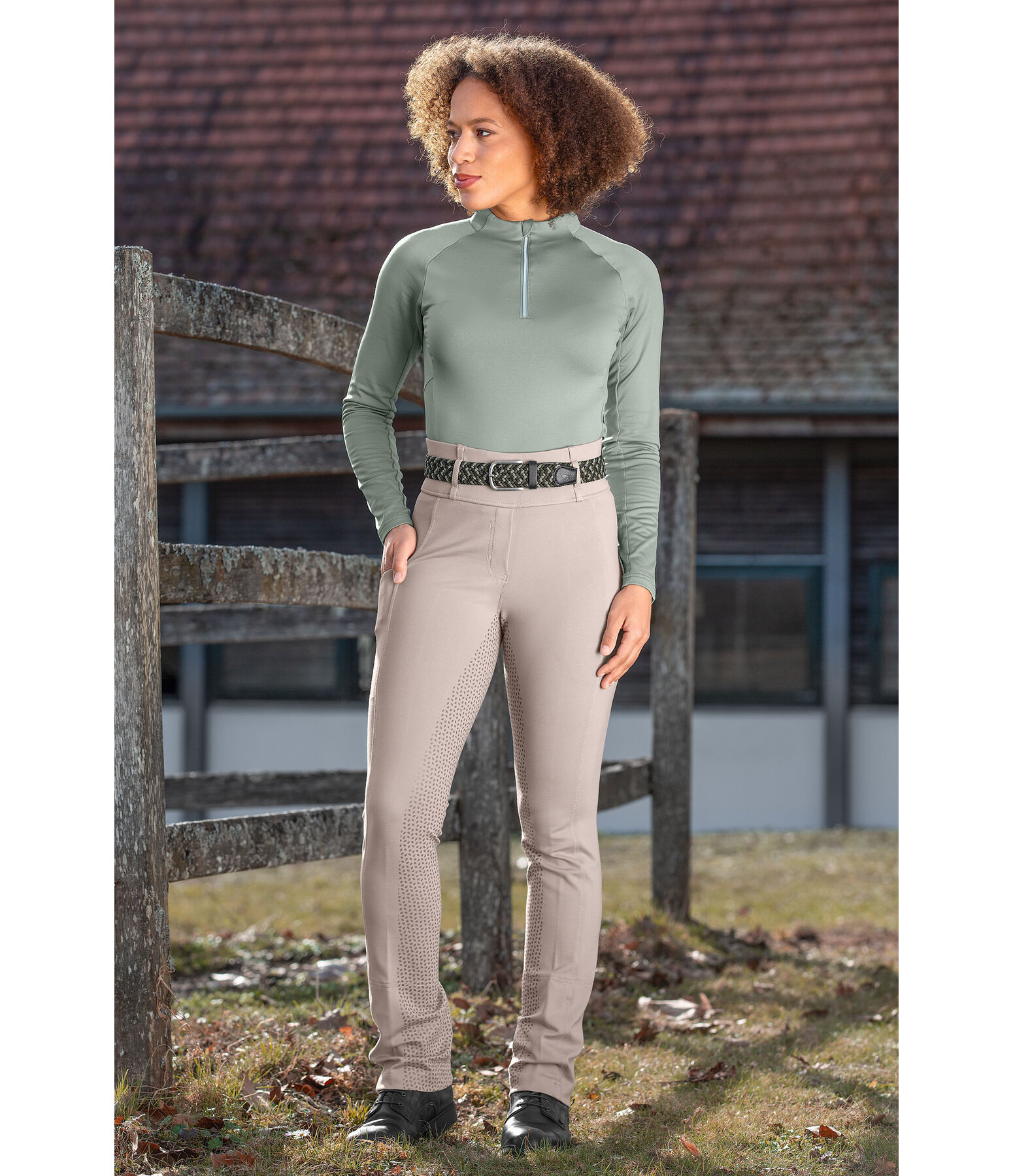 Leggings da equitazione jodhpur full grip Theresa