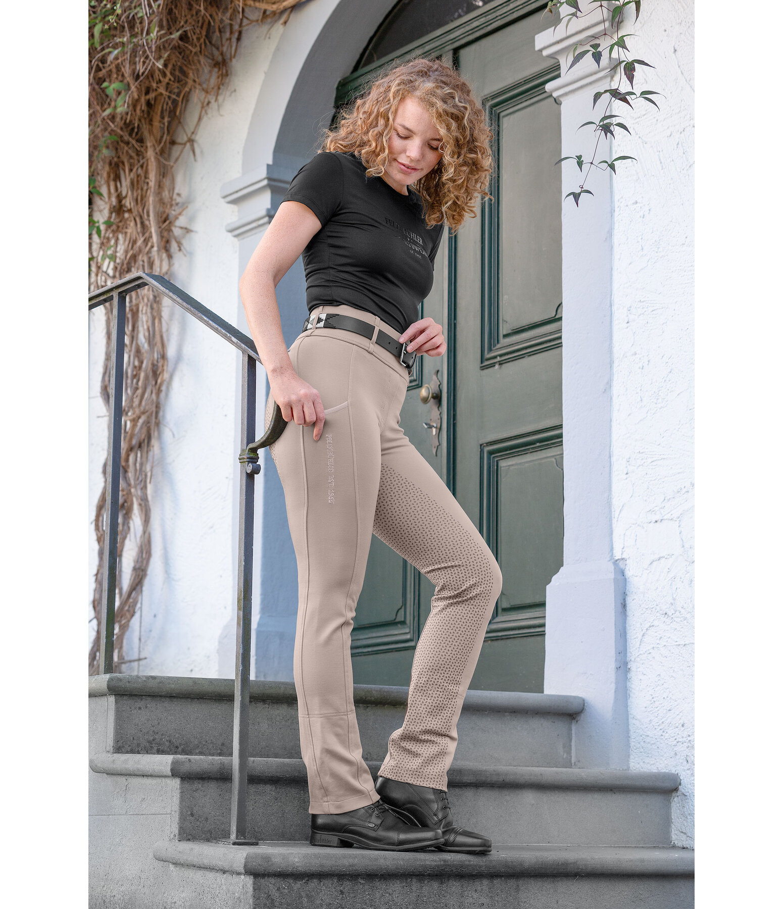 Leggings da equitazione jodhpur full grip Theresa