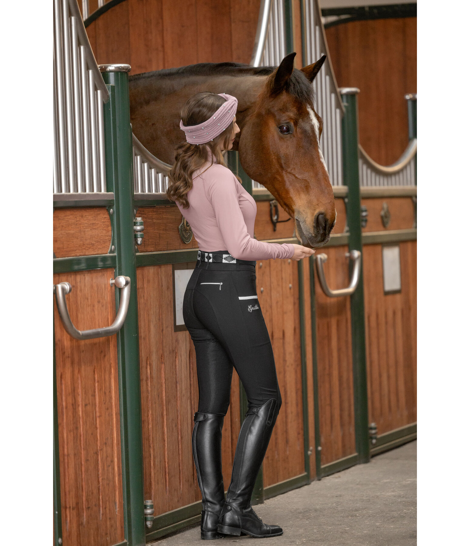 Pantaloni da equitazione full grip Tamina