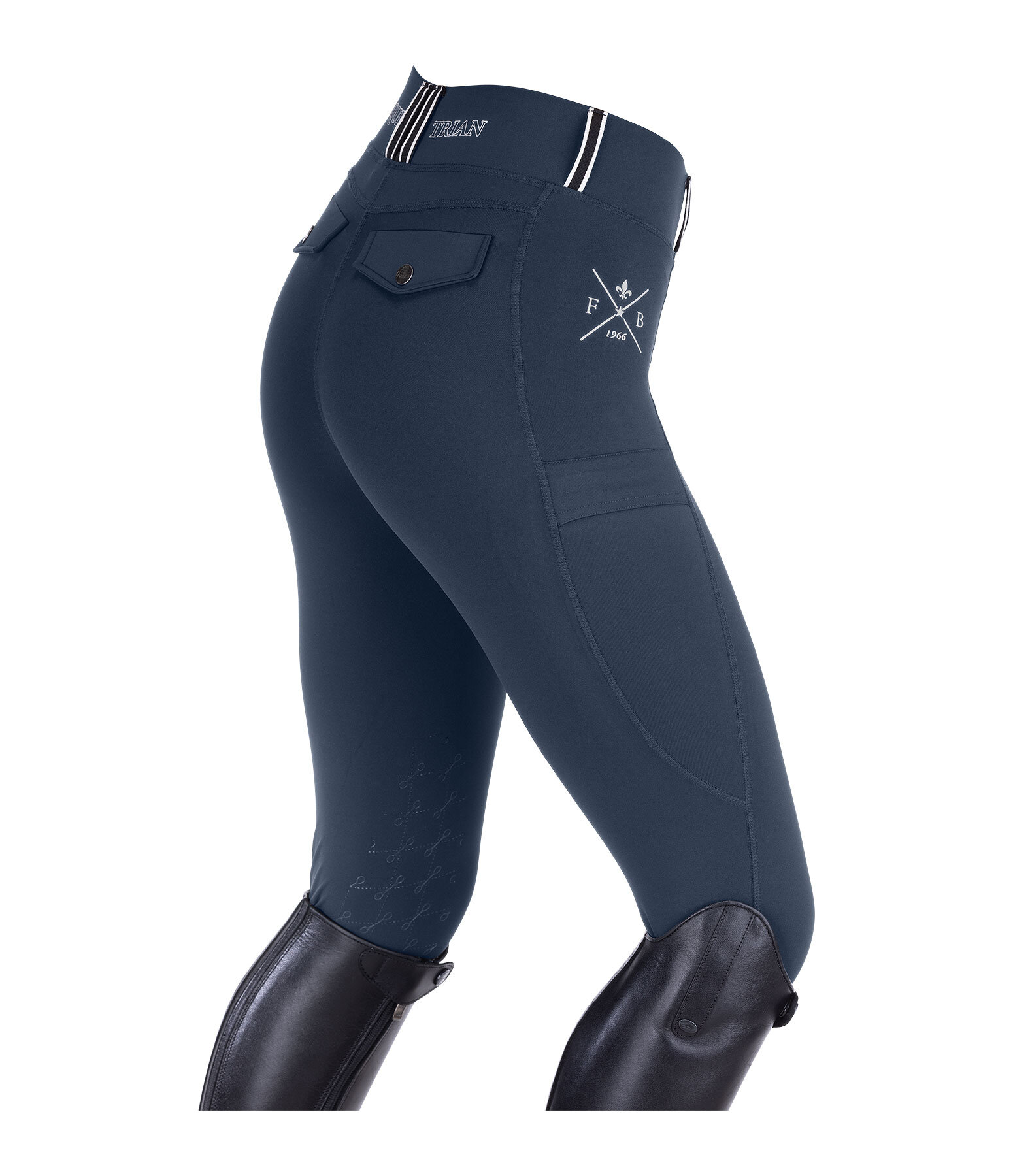 Leggings da equitazione con grip al ginocchio Sanna