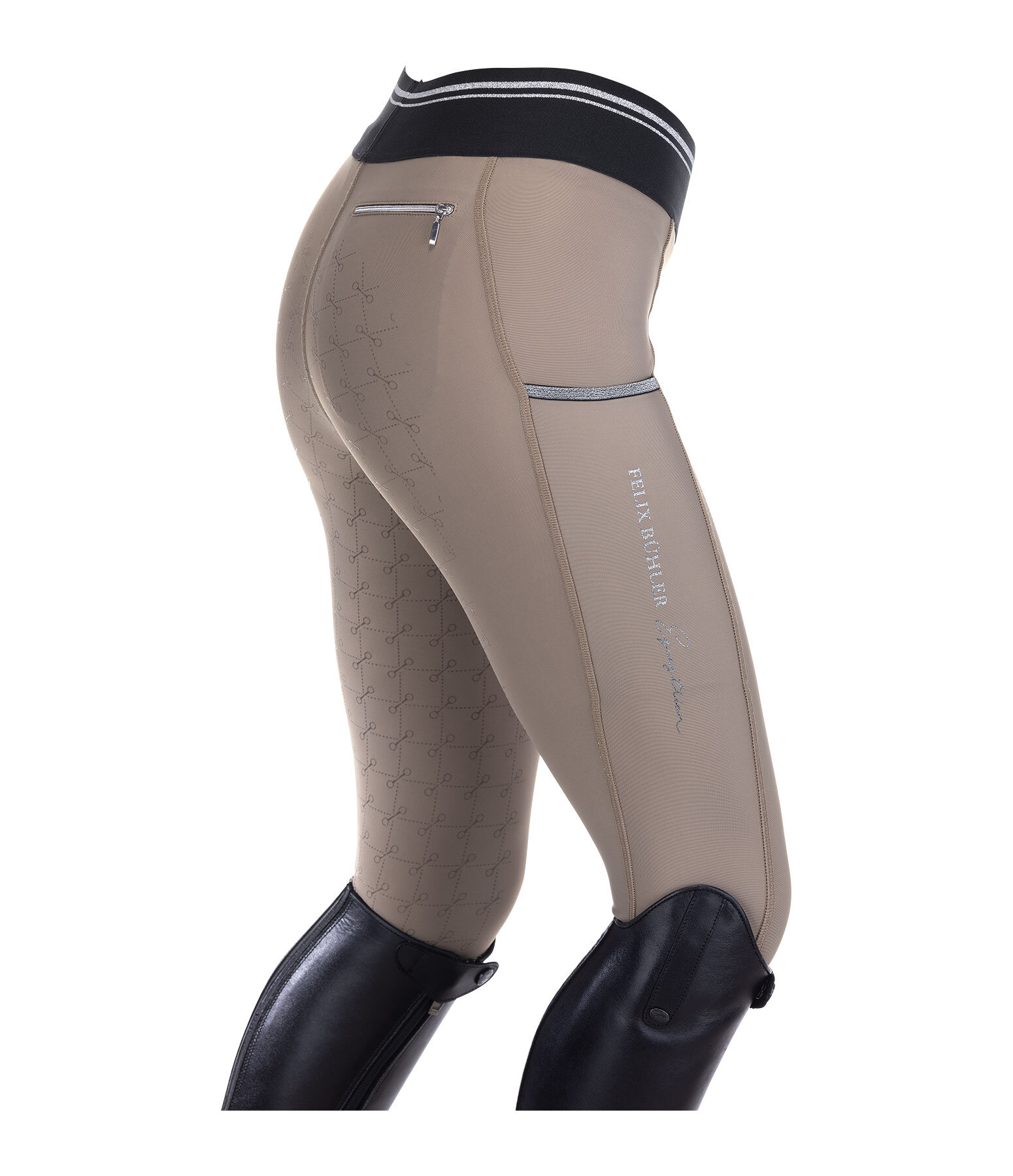 Leggings da equitazione full grip Maileen