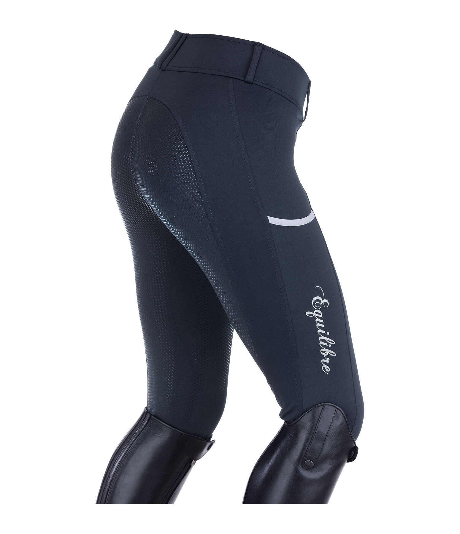 Pantaloni da equitazione hybrid full grip Functional-Basic