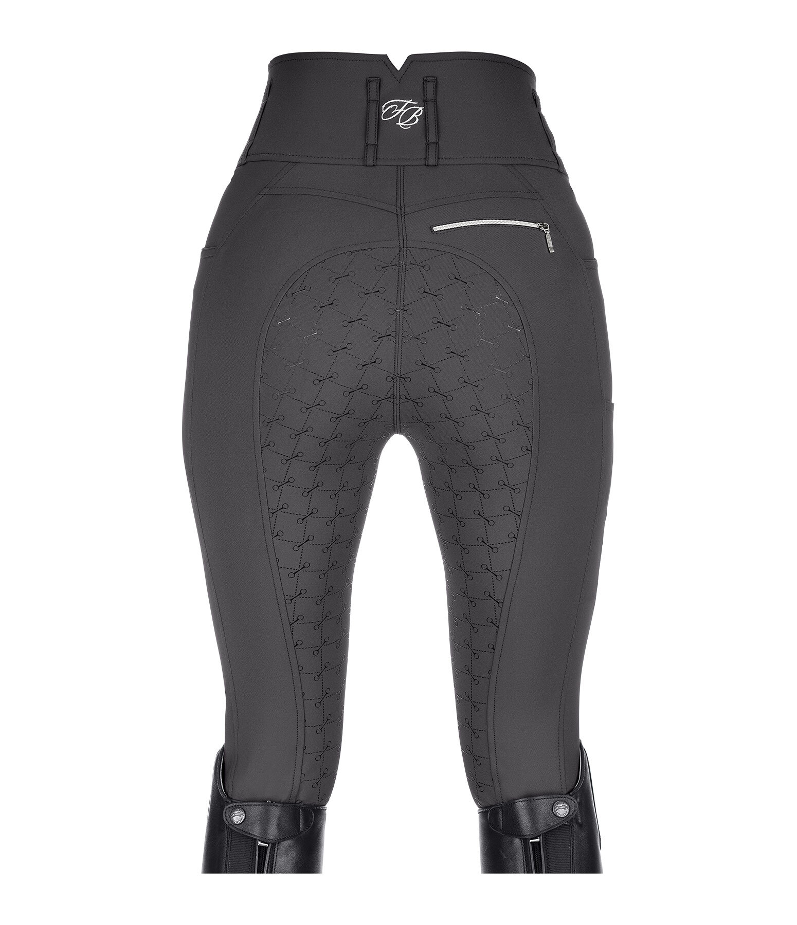 Pantaloni da equitazione a vita alta full grip Tabea