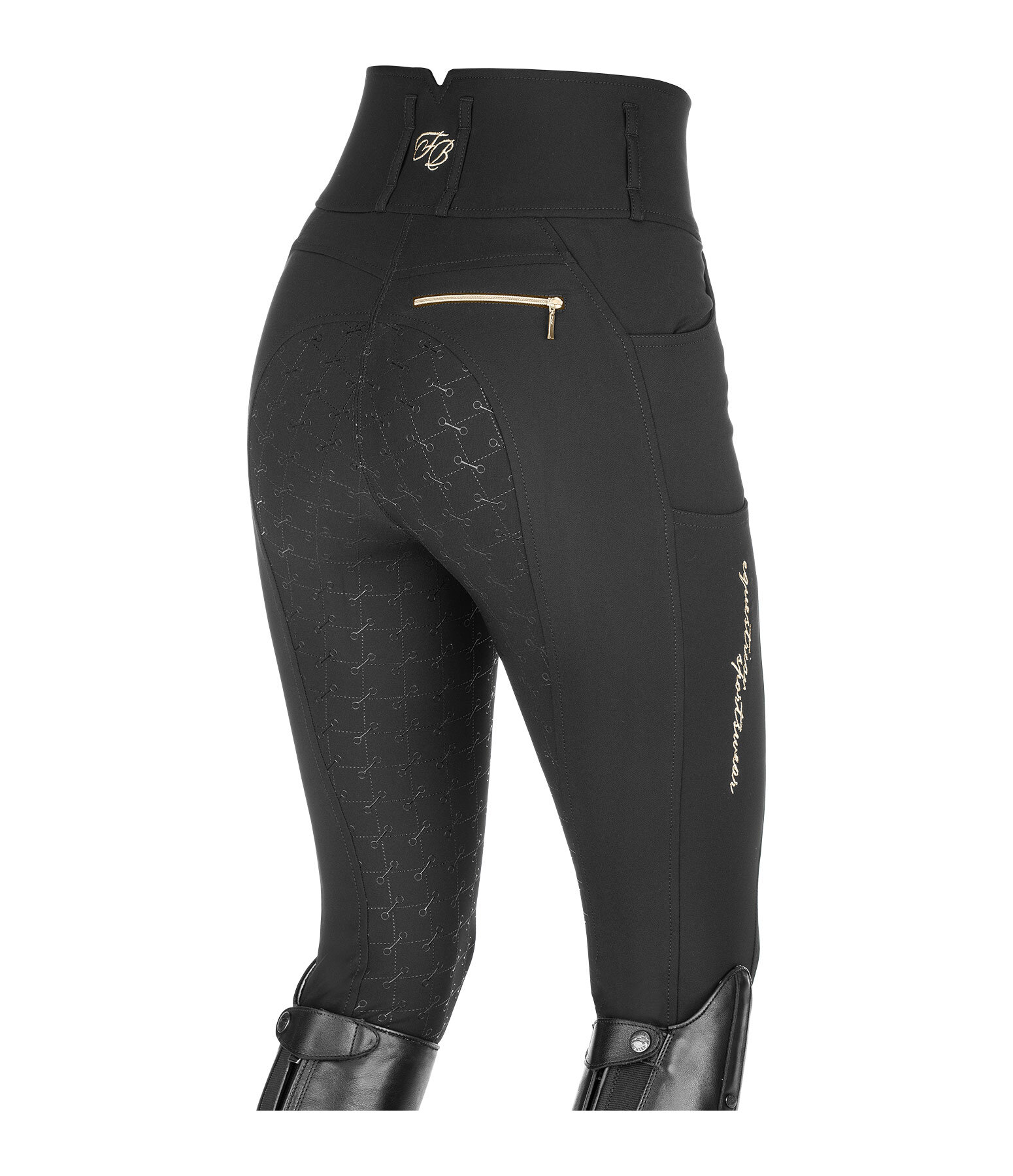 Pantaloni da equitazione a vita alta full grip Tabea