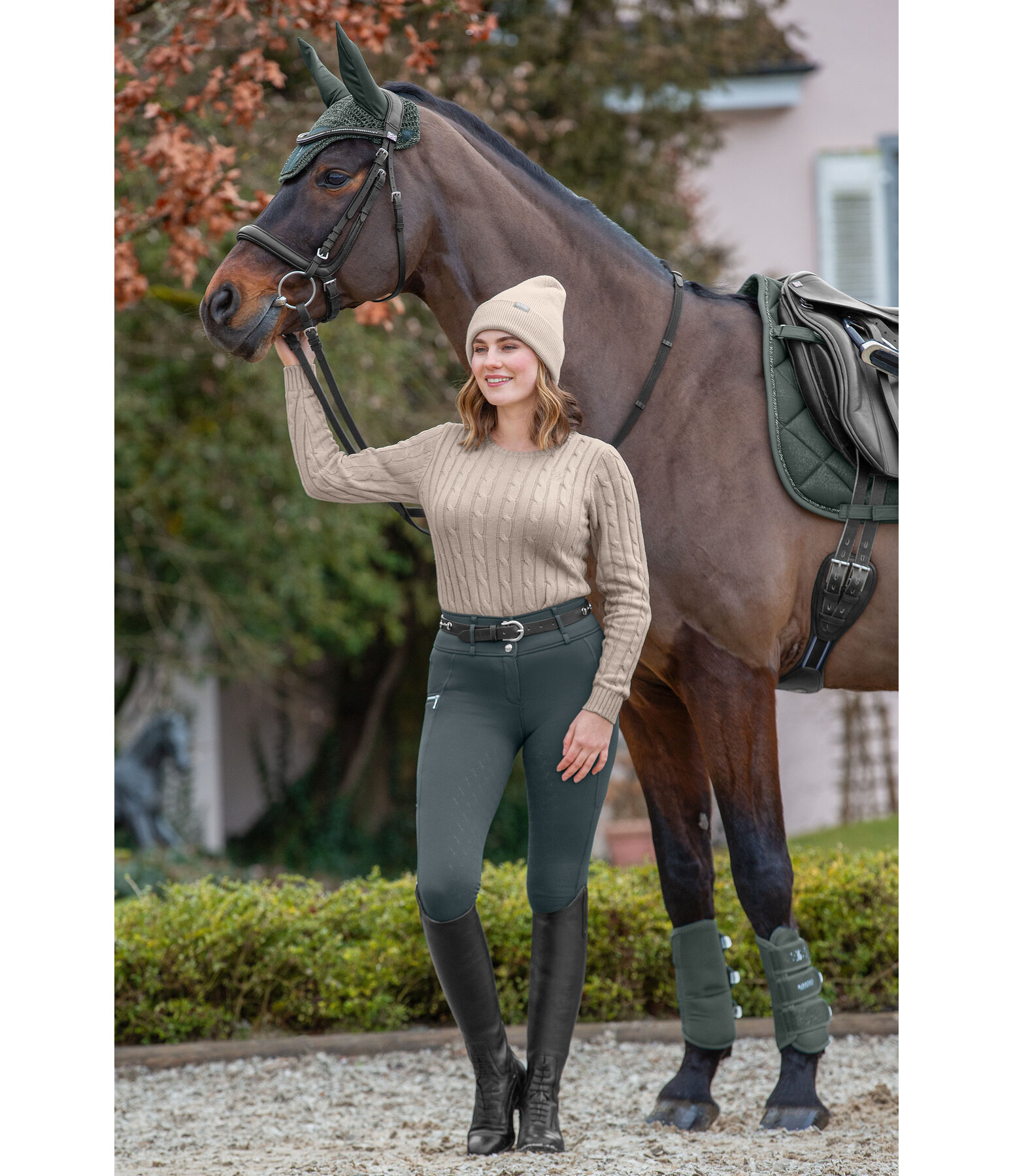 Pantaloni da equitazione hybrid termici full grip Cheyenne