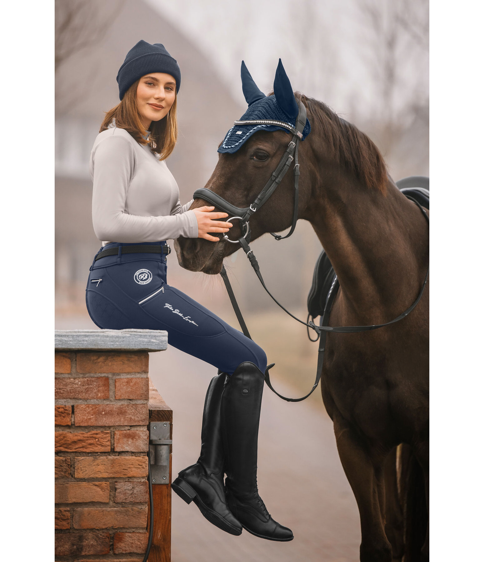 Pantaloni da equitazione hybrid termici full grip Cheyenne