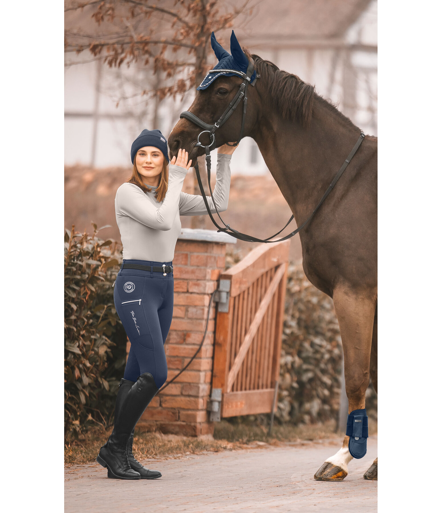 Pantaloni da equitazione hybrid termici full grip Cheyenne