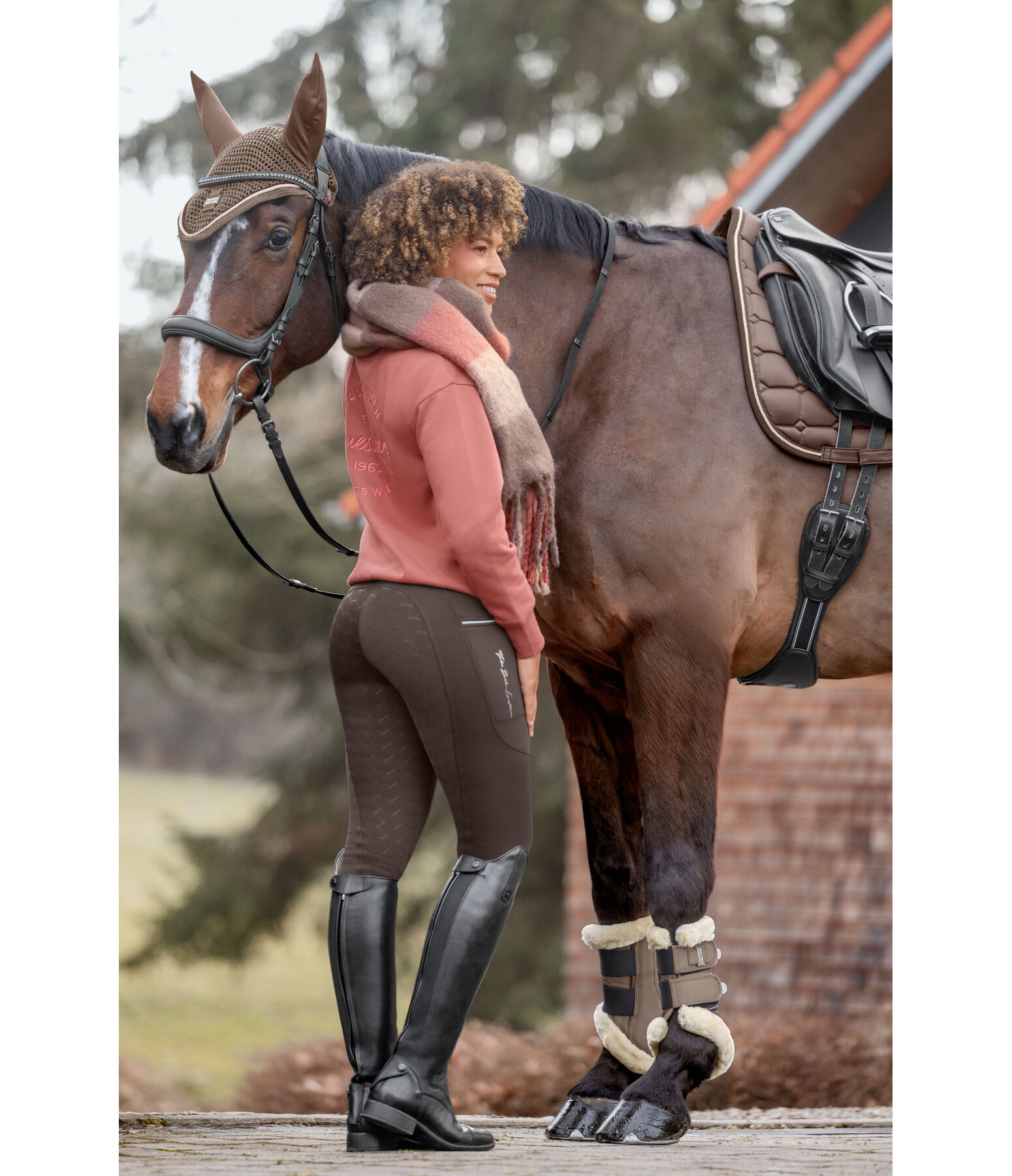 Pantaloni da equitazione hybrid termici full grip Cheyenne