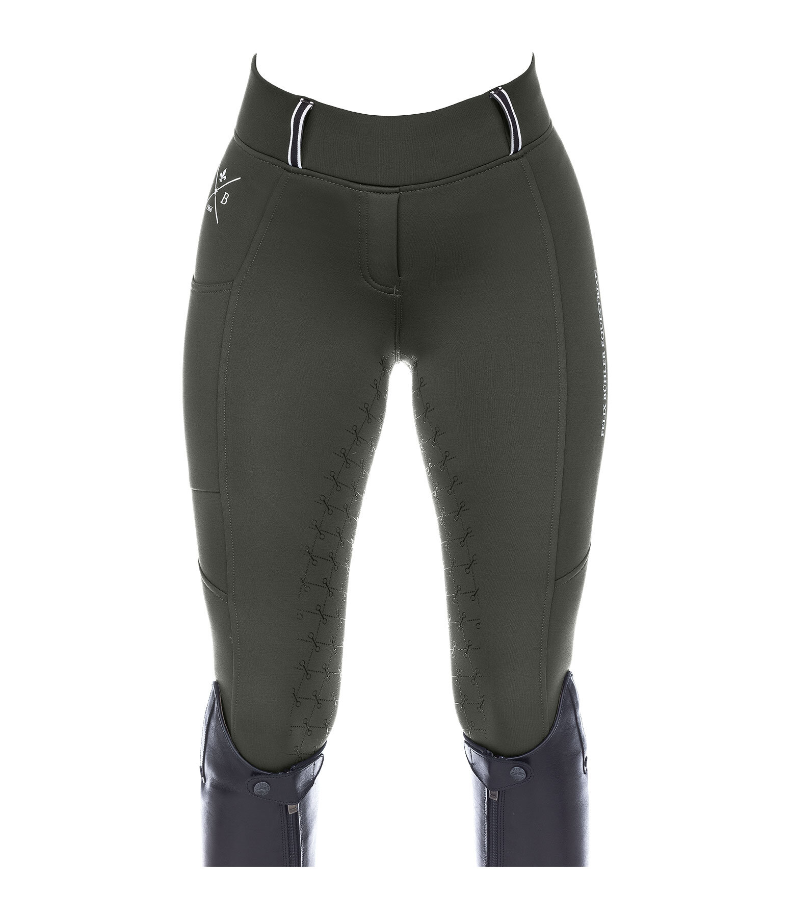 Leggings da equitazione termici full grip Juliette