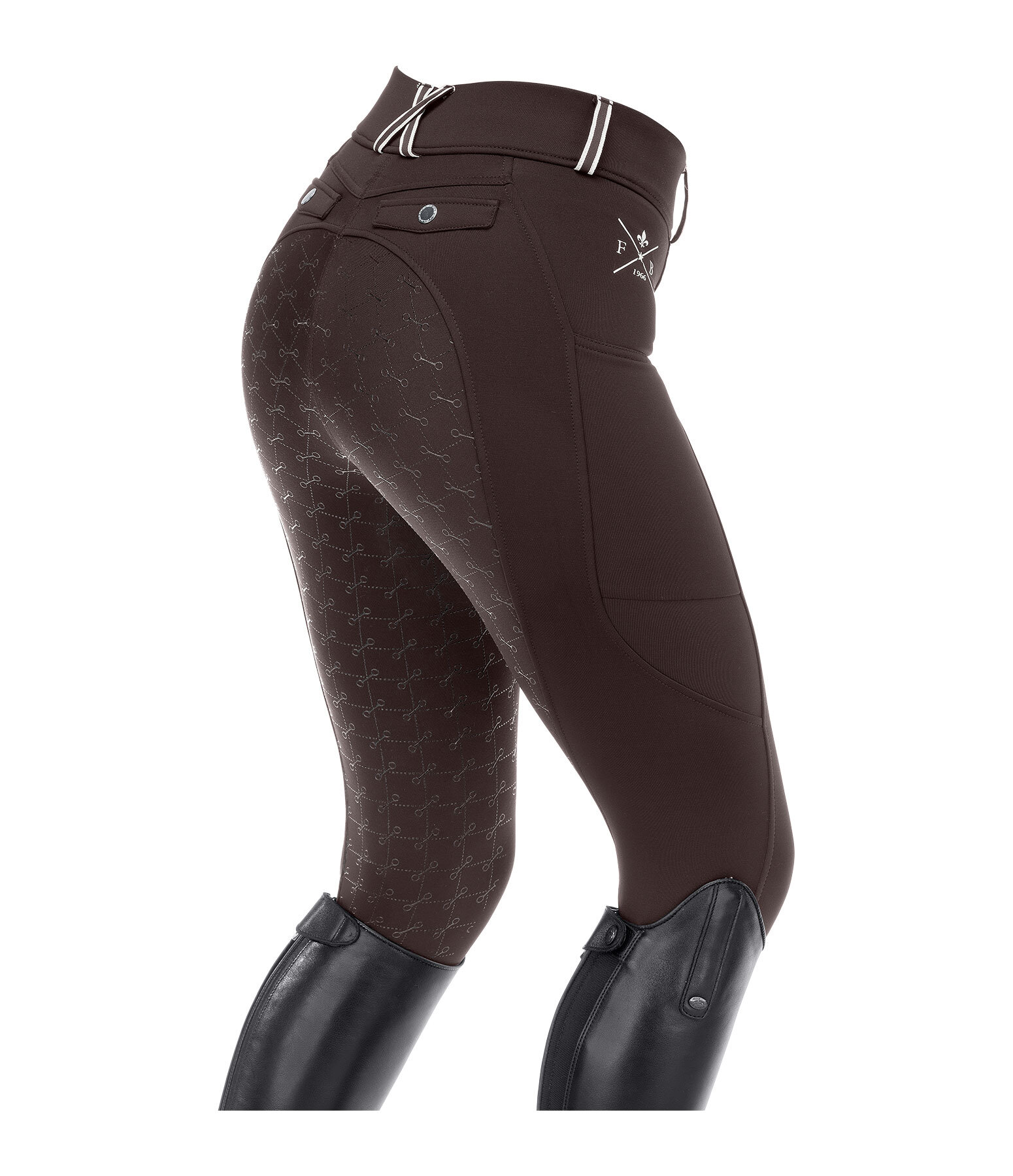 Leggings da equitazione termici full grip Juliette
