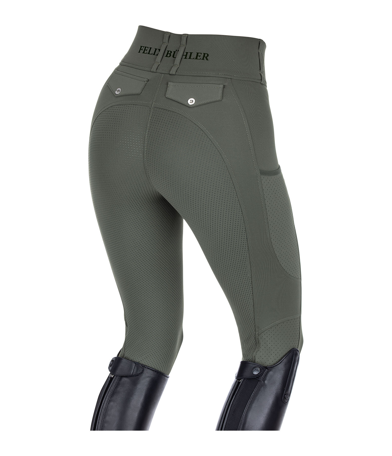 Leggings da equitazione estivi full grip Marina-Mesh