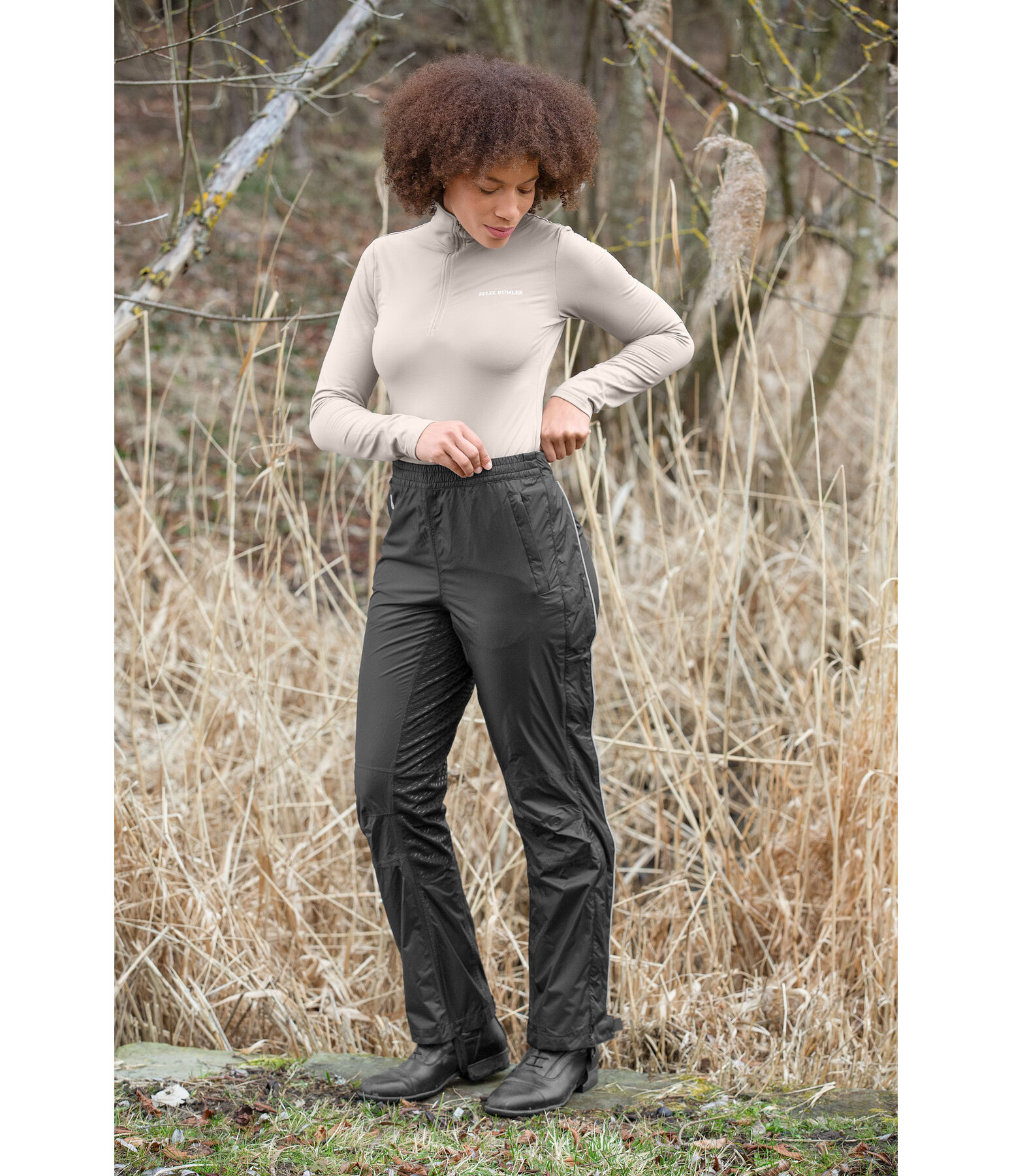 Pantaloni da equitazione funzionali impermeabili full grip Tasman