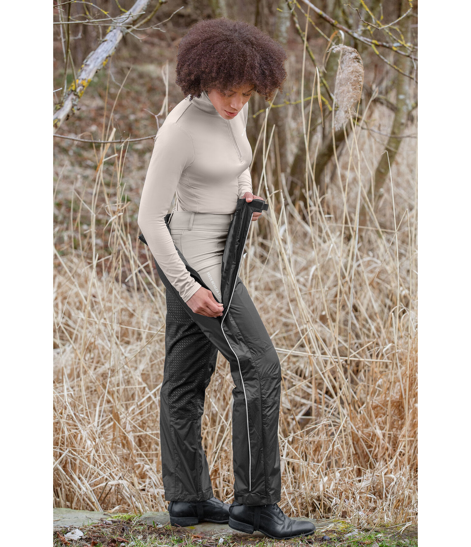 Pantaloni da equitazione funzionali impermeabili full grip Tasman