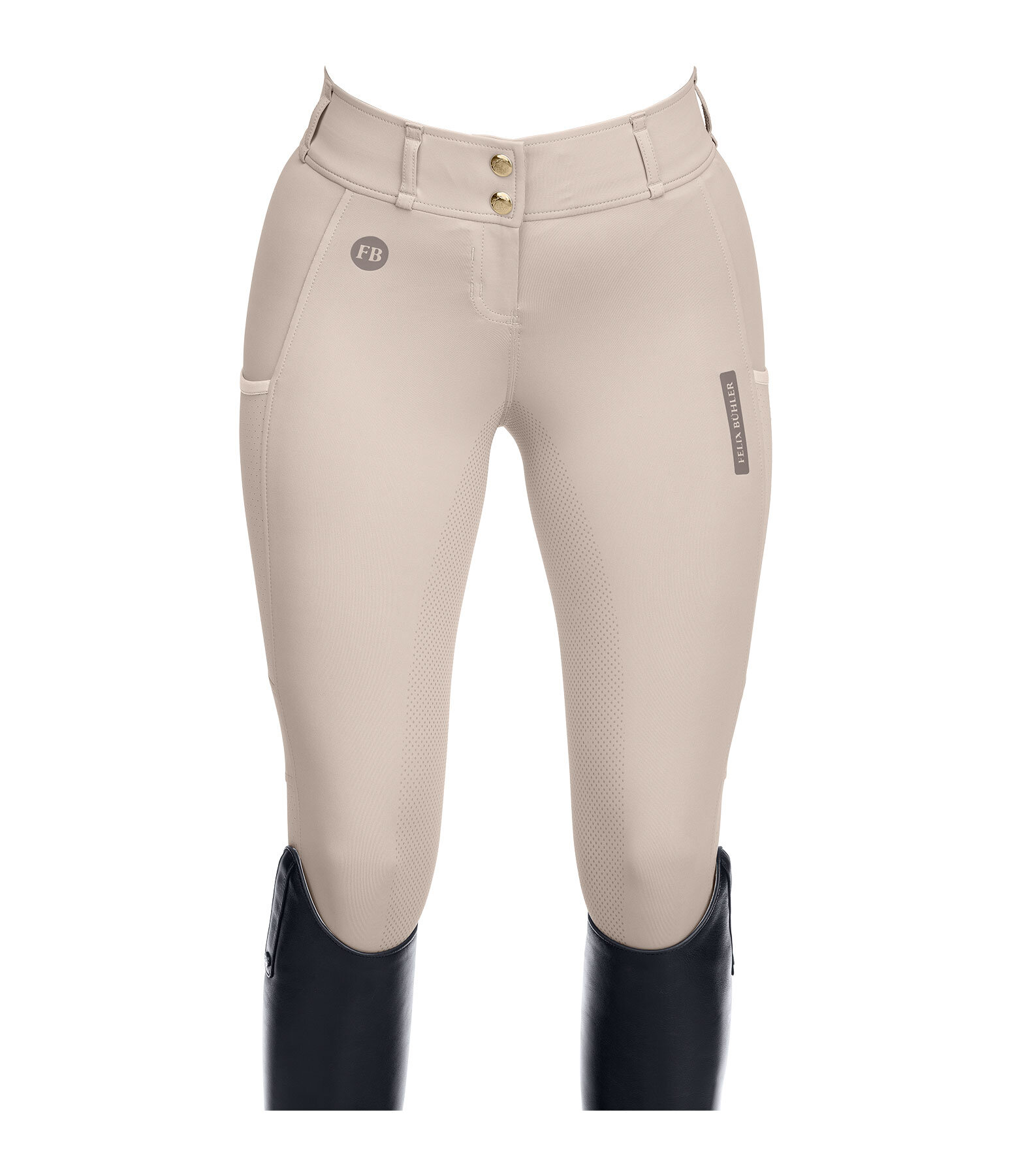 Pantaloni da equitazione hybrid estivi full grip Mesh Samira