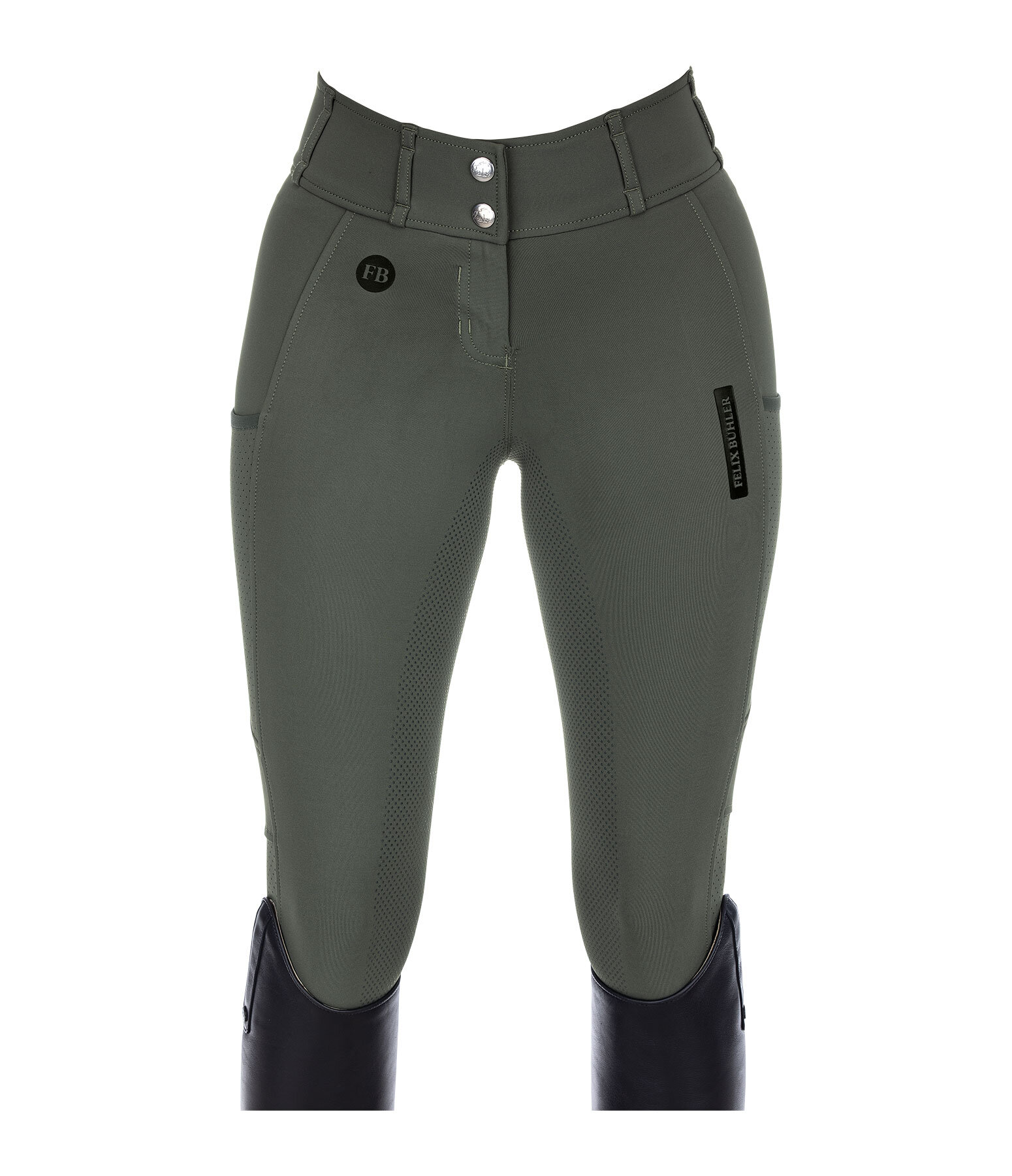 Pantaloni da equitazione hybrid estivi full grip Samira-Mesh