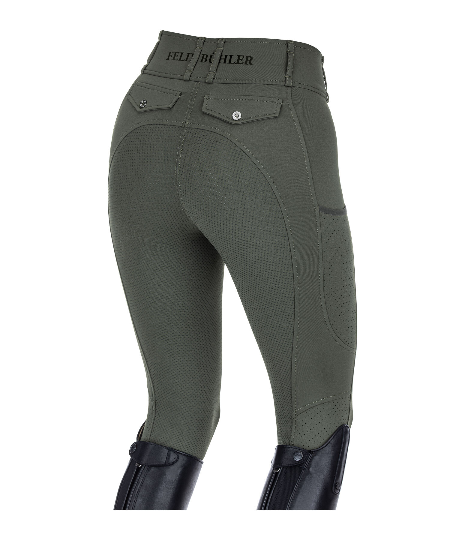 Pantaloni da equitazione hybrid estivi full grip Samira-Mesh