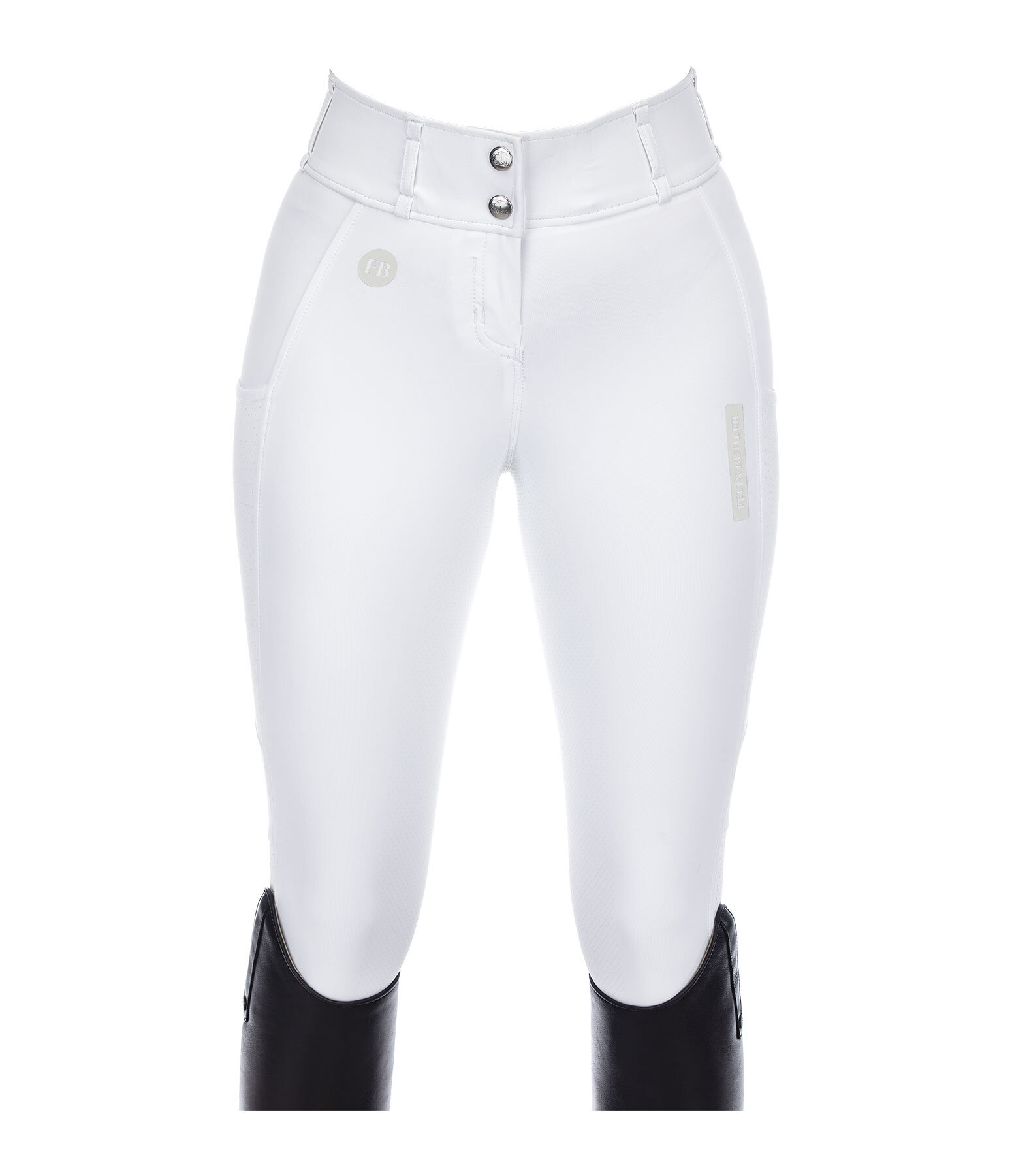 Pantaloni da equitazione hybrid estivi full grip Samira-Mesh