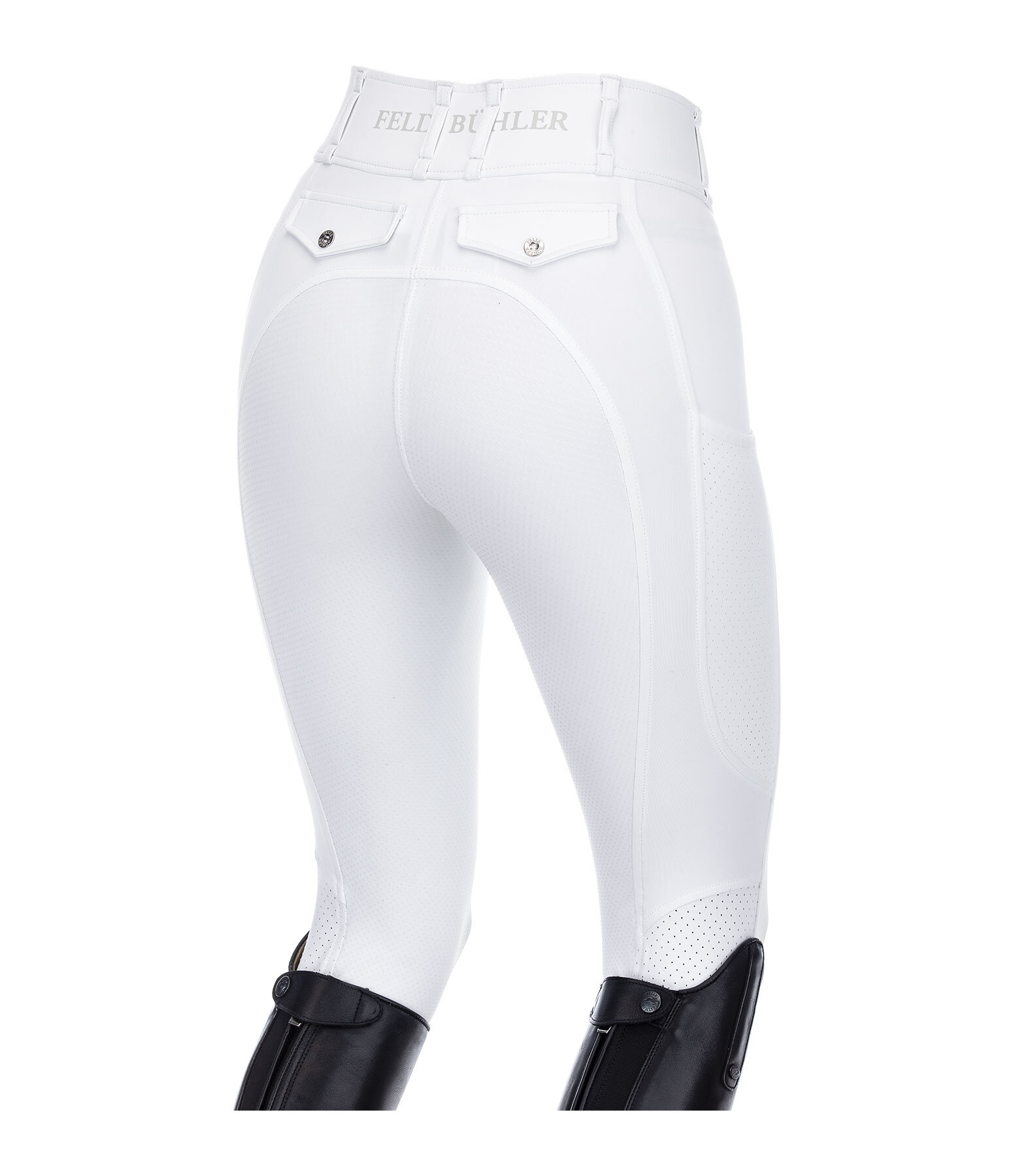 Pantaloni da equitazione hybrid estivi full grip Samira-Mesh