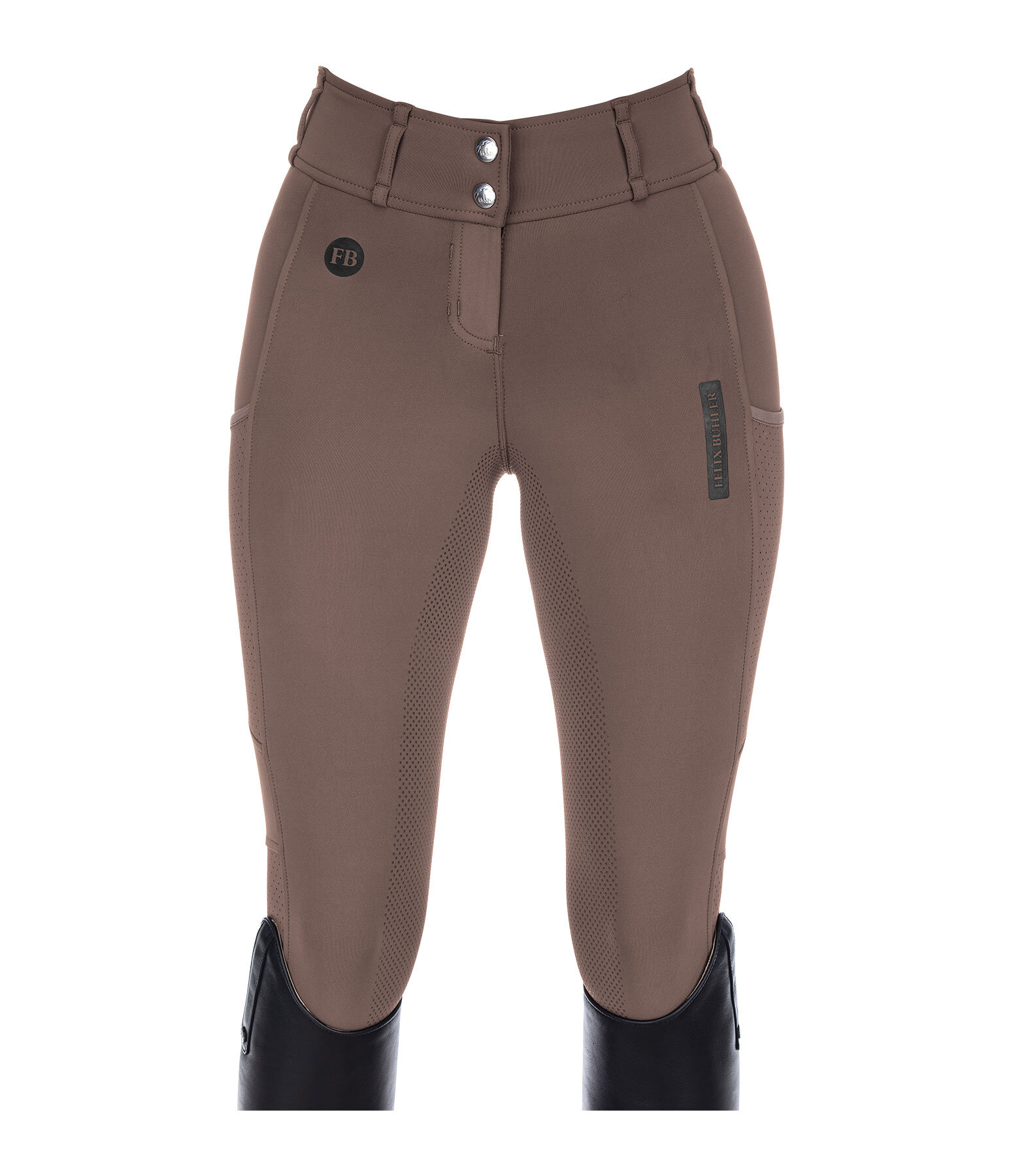 Pantaloni da equitazione hybrid estivi full grip Samira-Mesh