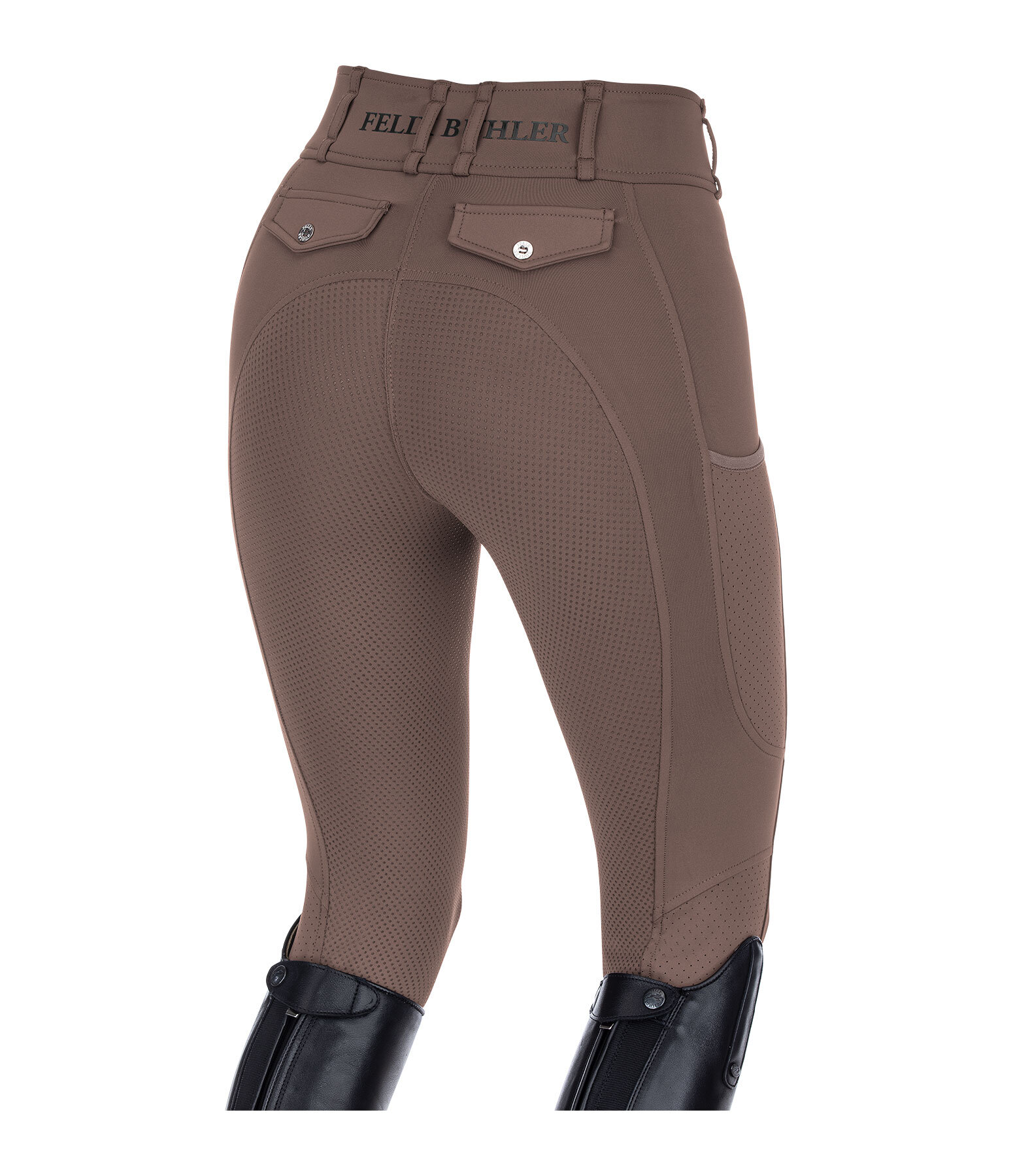 Pantaloni da equitazione hybrid estivi full grip Samira-Mesh