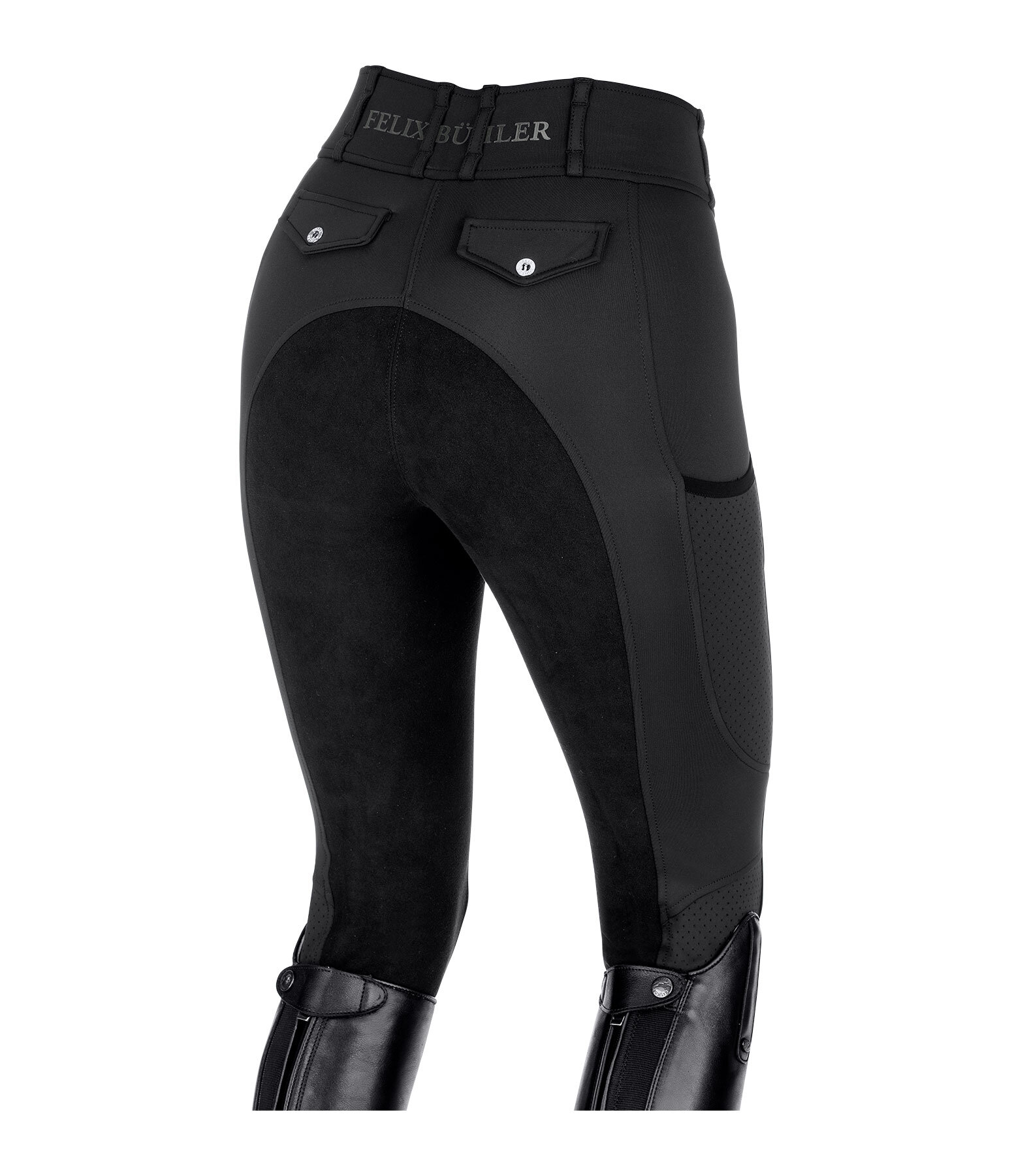 Pantaloni da equitazione hybrid estivi full seat Helen-Mesh