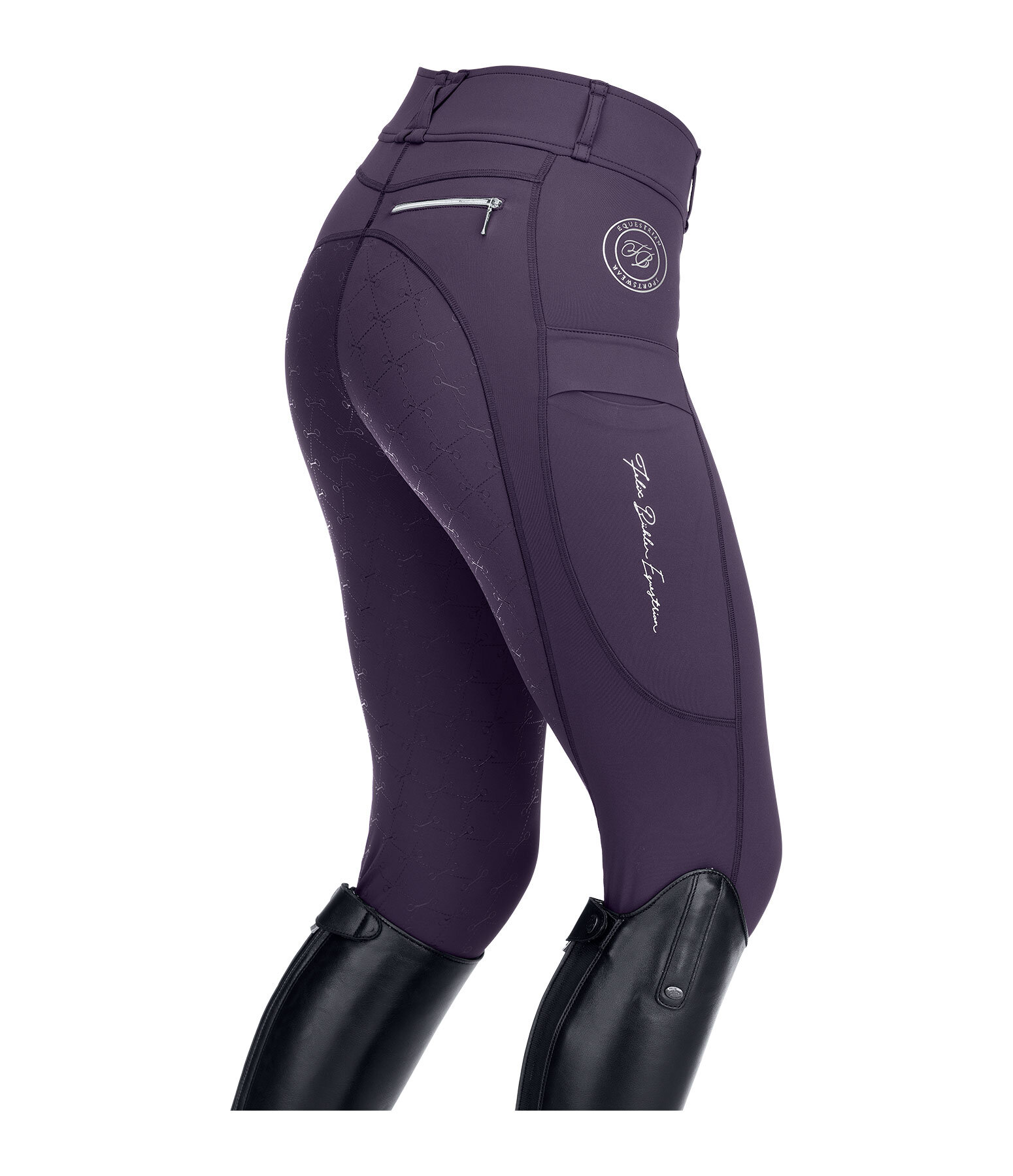 Pantaloni da equitazione hybrid full grip Kathleen