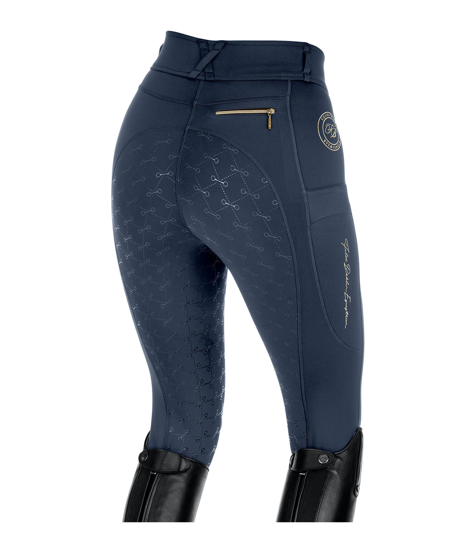 Pantaloni da equitazione hybrid full grip Kathleen