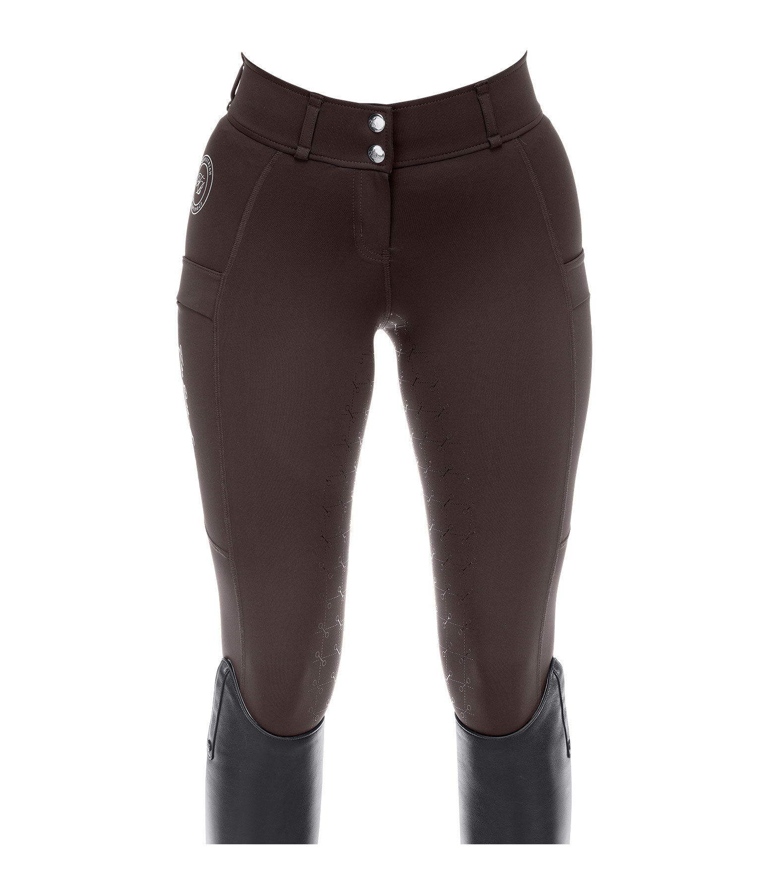Pantaloni da equitazione hybrid full grip Kathleen