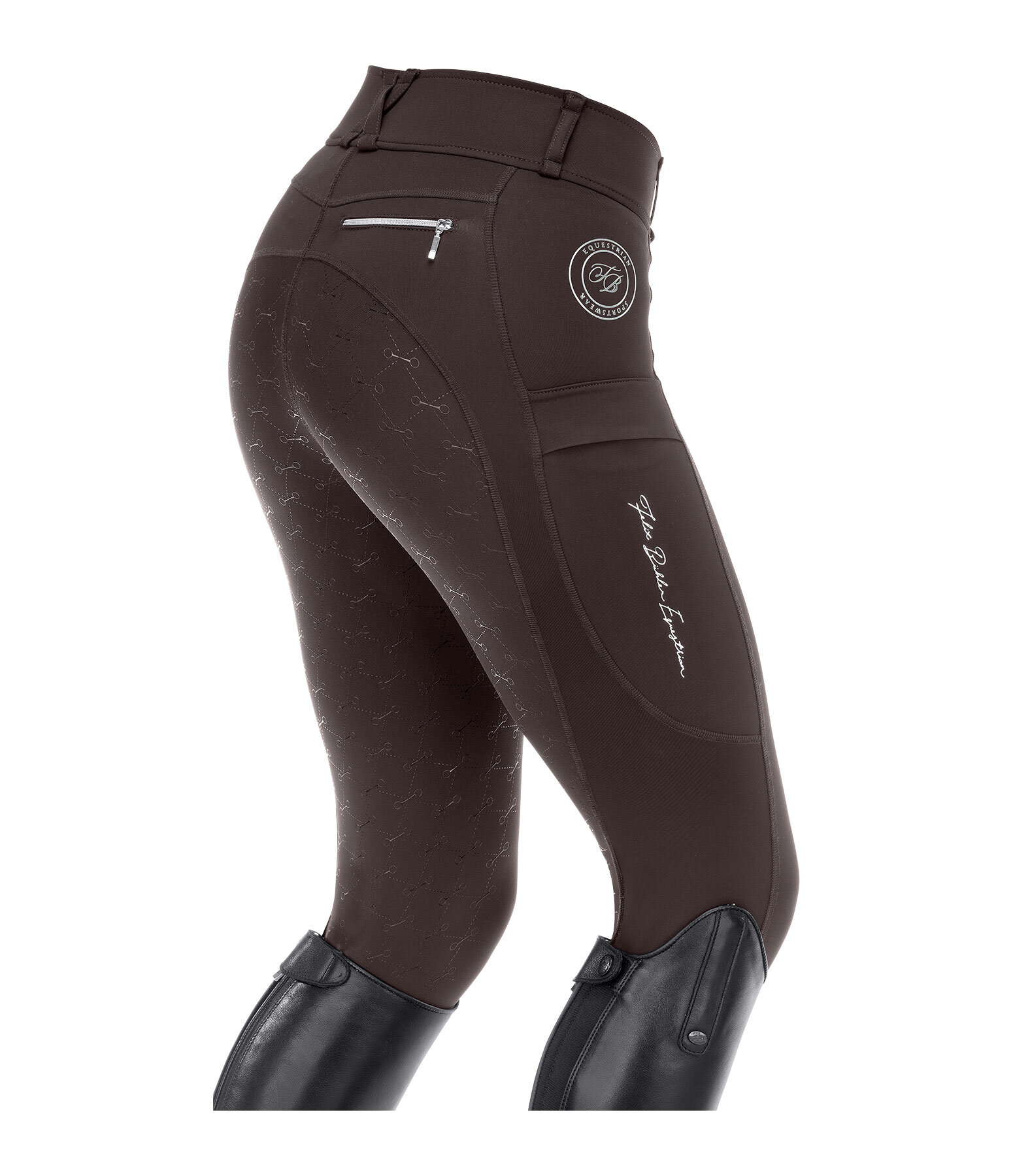 Pantaloni da equitazione hybrid full grip Kathleen