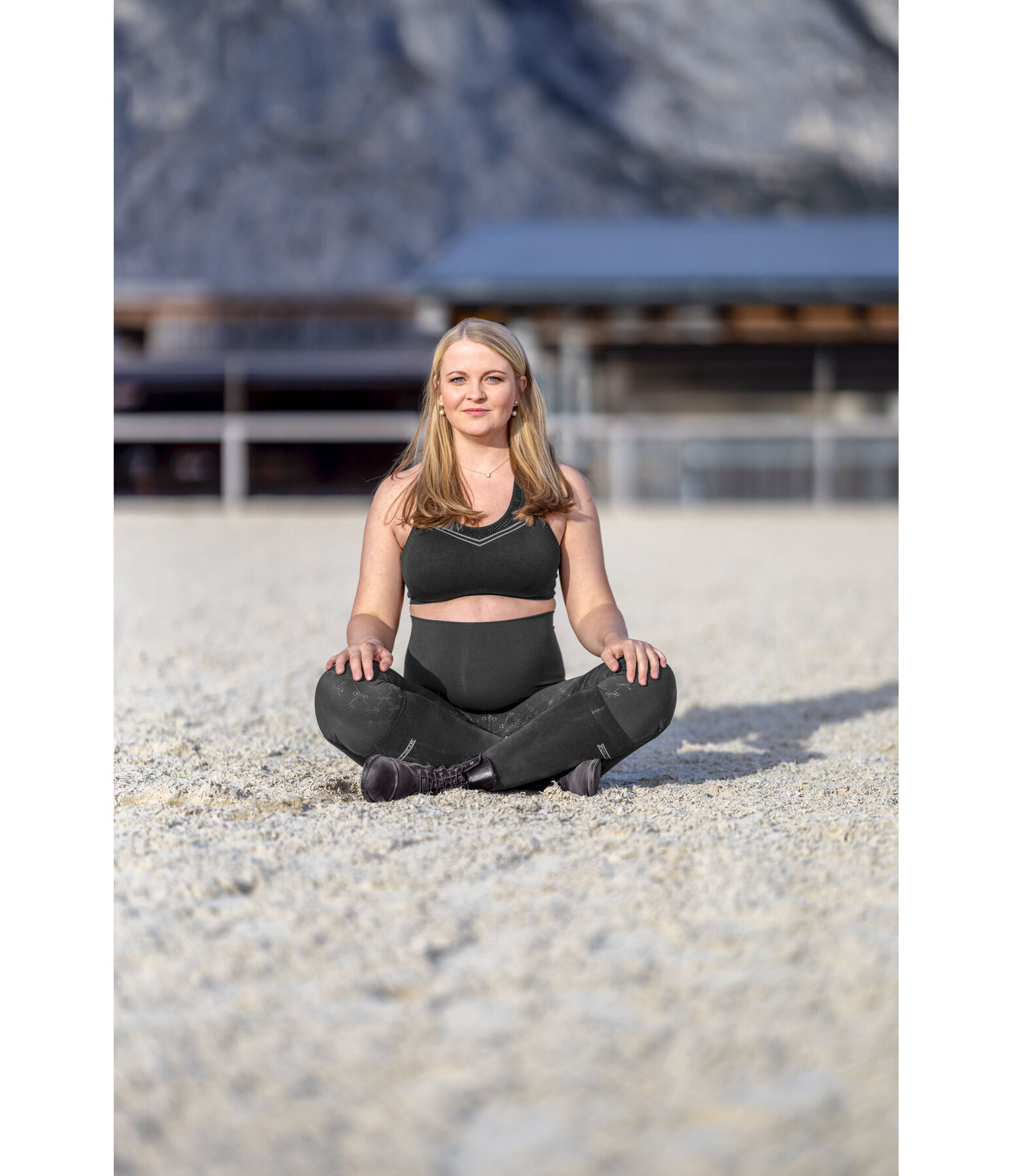 Leggings da equitazione premaman termici full grip Elisabeth