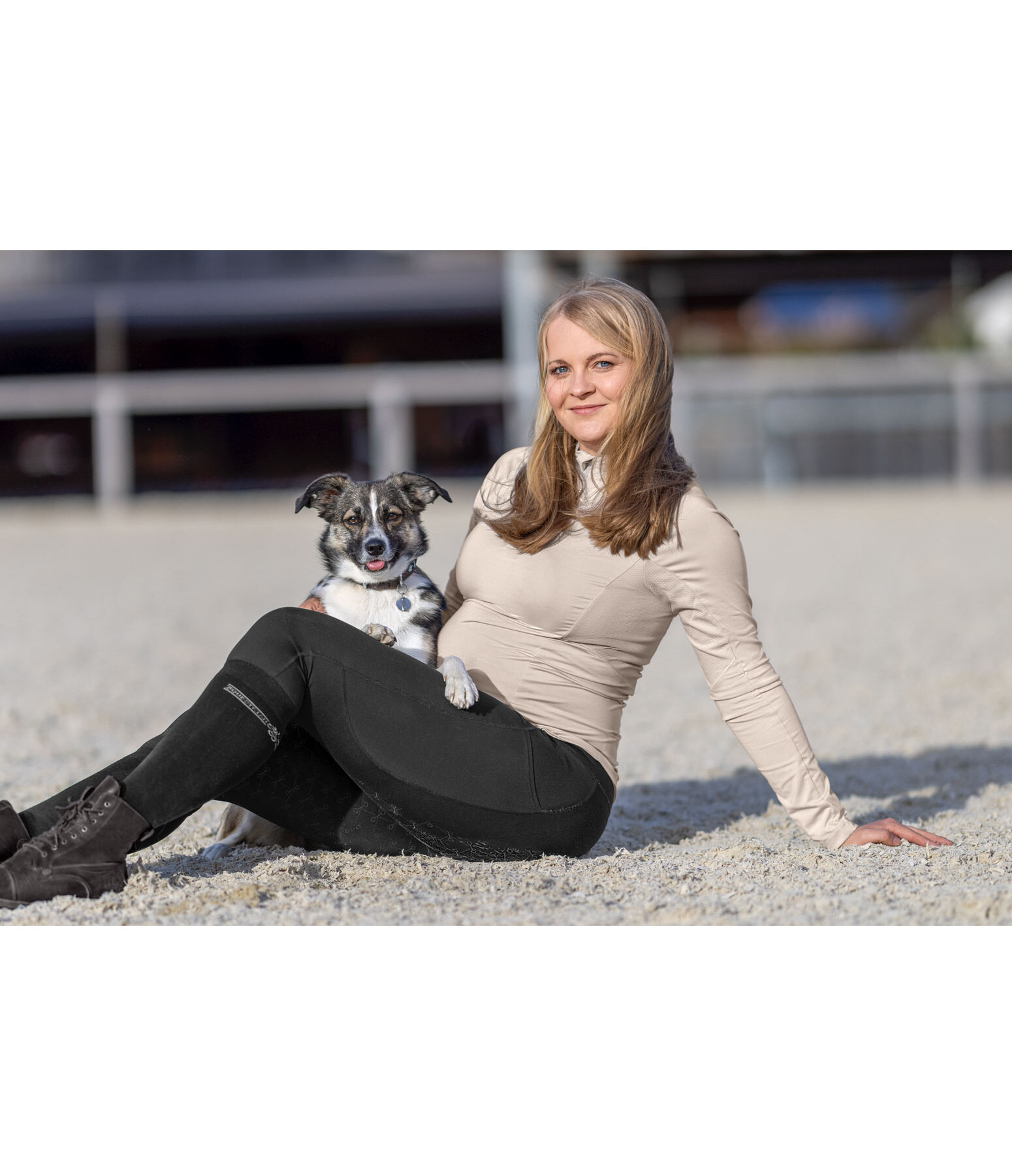 Leggings da equitazione premaman termici full grip Elisabeth