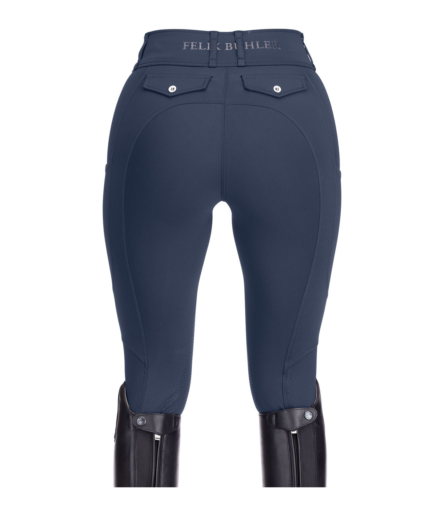 Pantaloni da equitazione hybrid con grip al ginocchio Mesh Romy