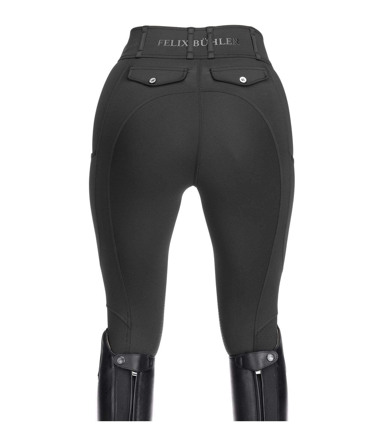 Pantaloni da equitazione hybrid con grip al ginocchio Mesh Romy