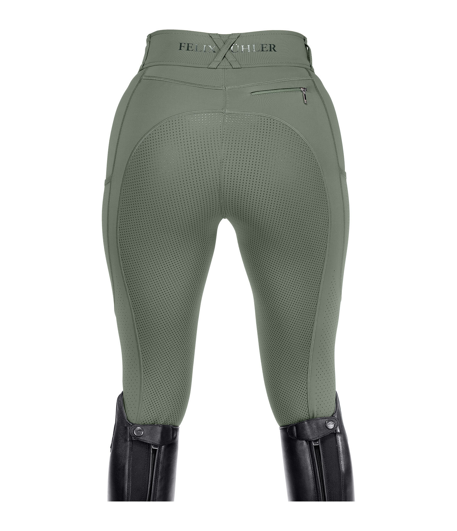 Pantaloni da equitazione hybrid full grip Mesh Aimee