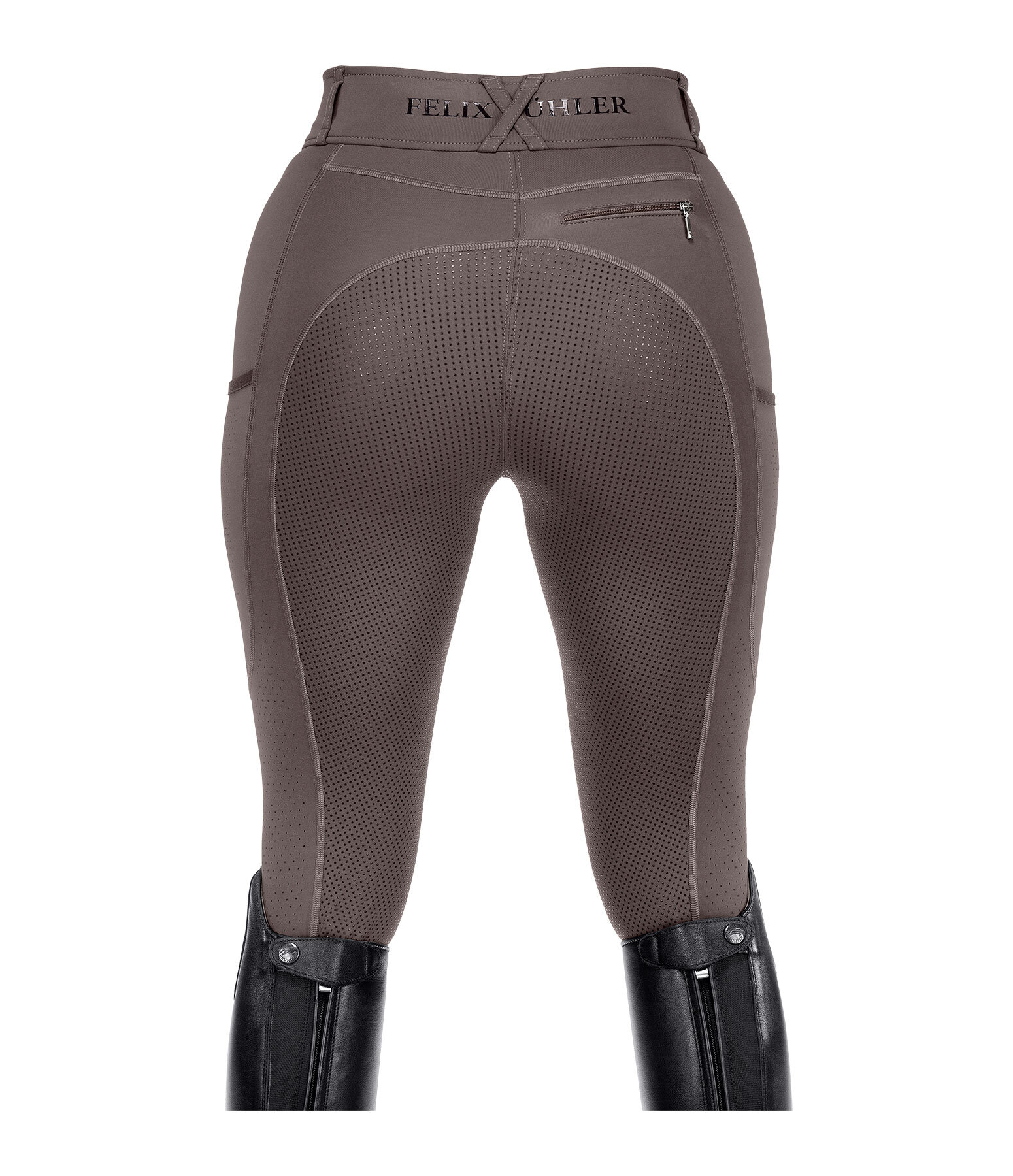 Pantaloni da equitazione hybrid full grip Mesh Aimee