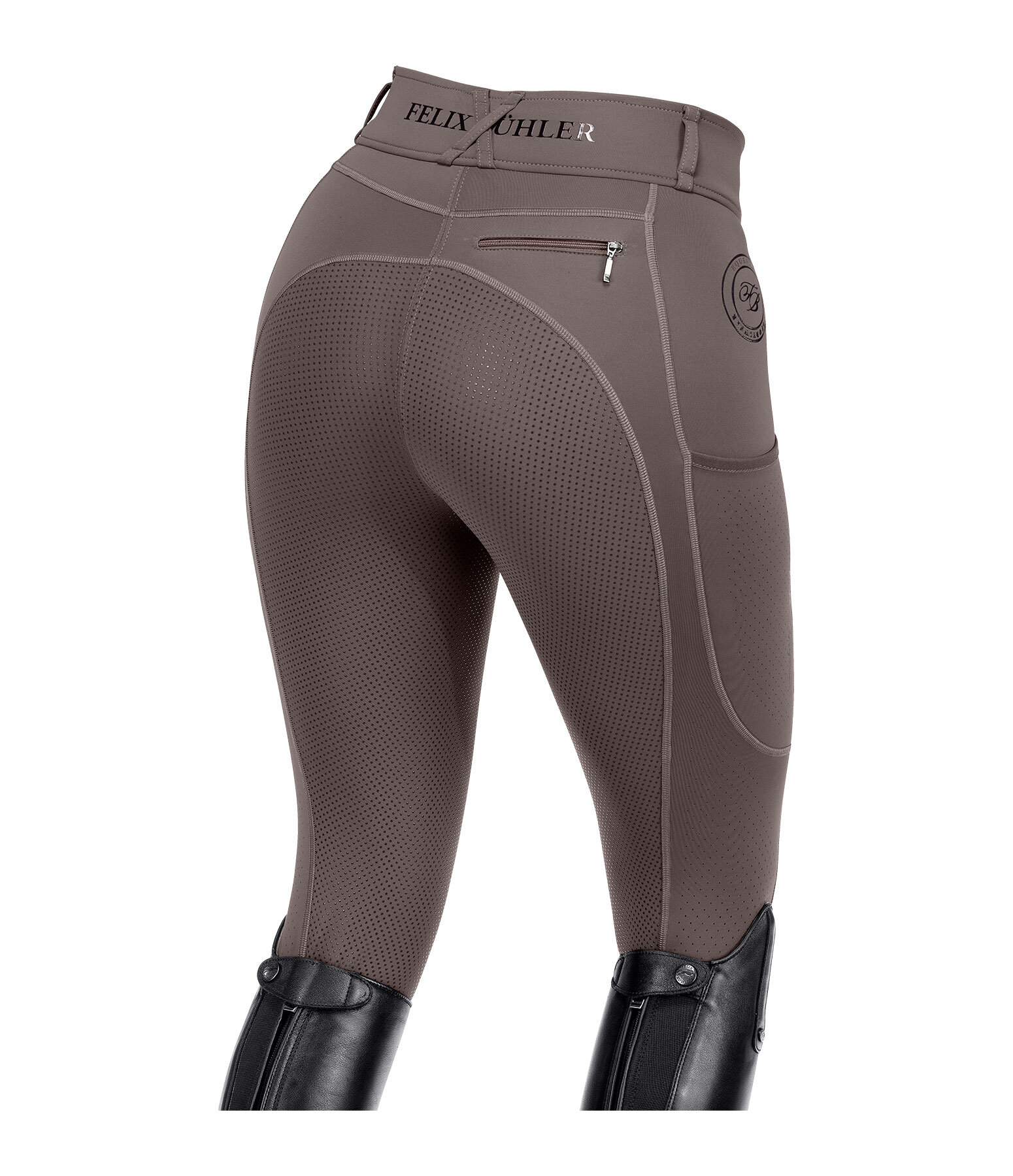 Pantaloni da equitazione hybrid full grip Mesh Aimee