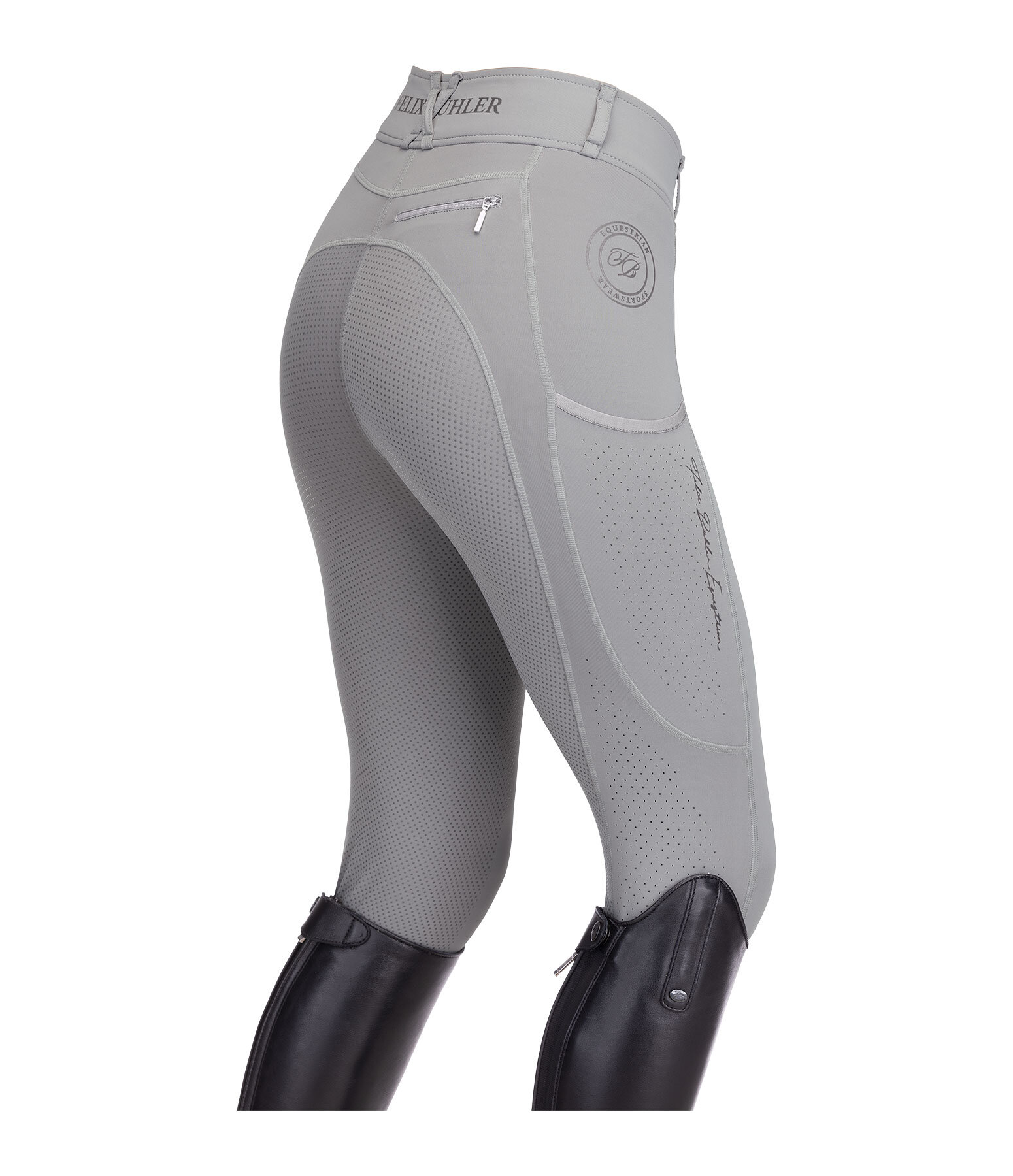 Pantaloni da equitazione hybrid full grip Mesh Aimee