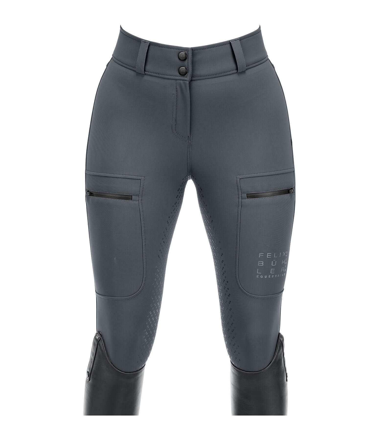 Pantaloni da equitazione termici softshell full grip Cosima