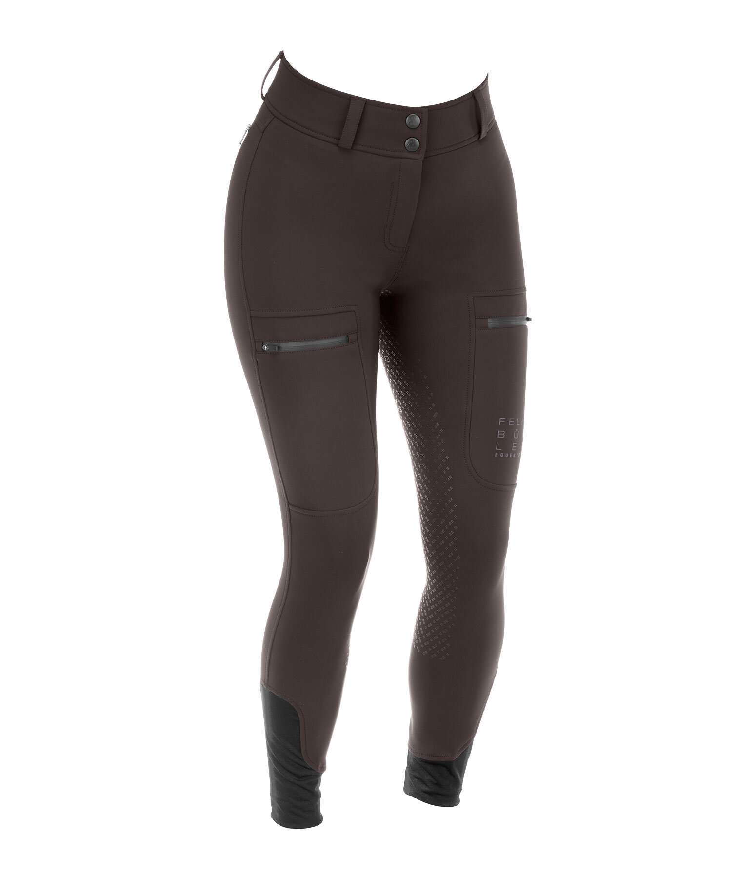Pantaloni da equitazione termici softshell full grip Cosima