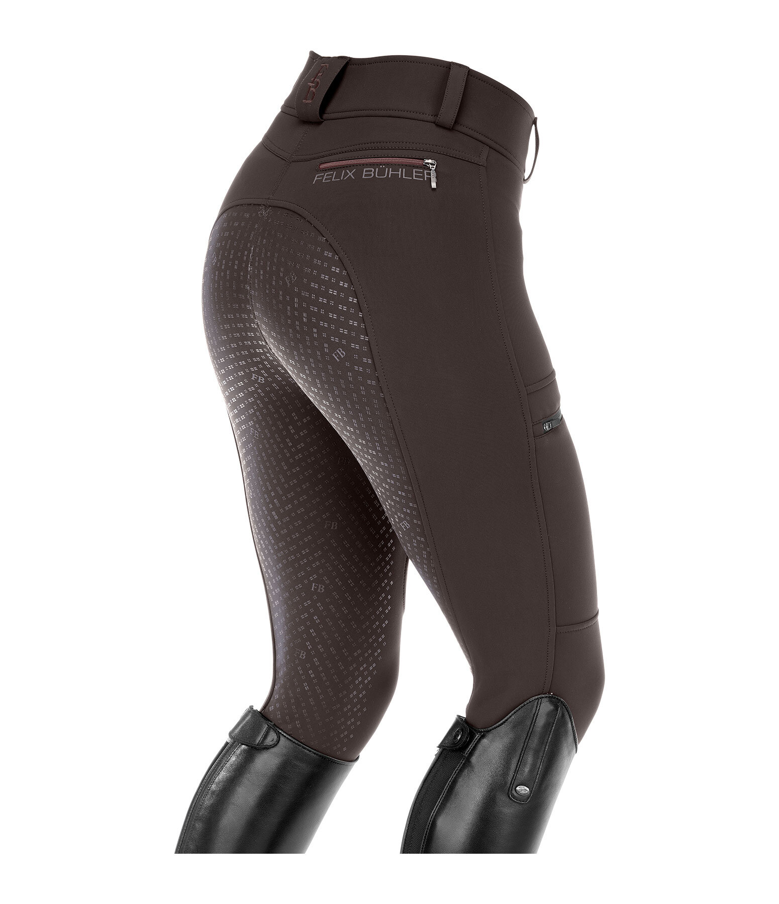 Pantaloni da equitazione termici softshell full grip Cosima