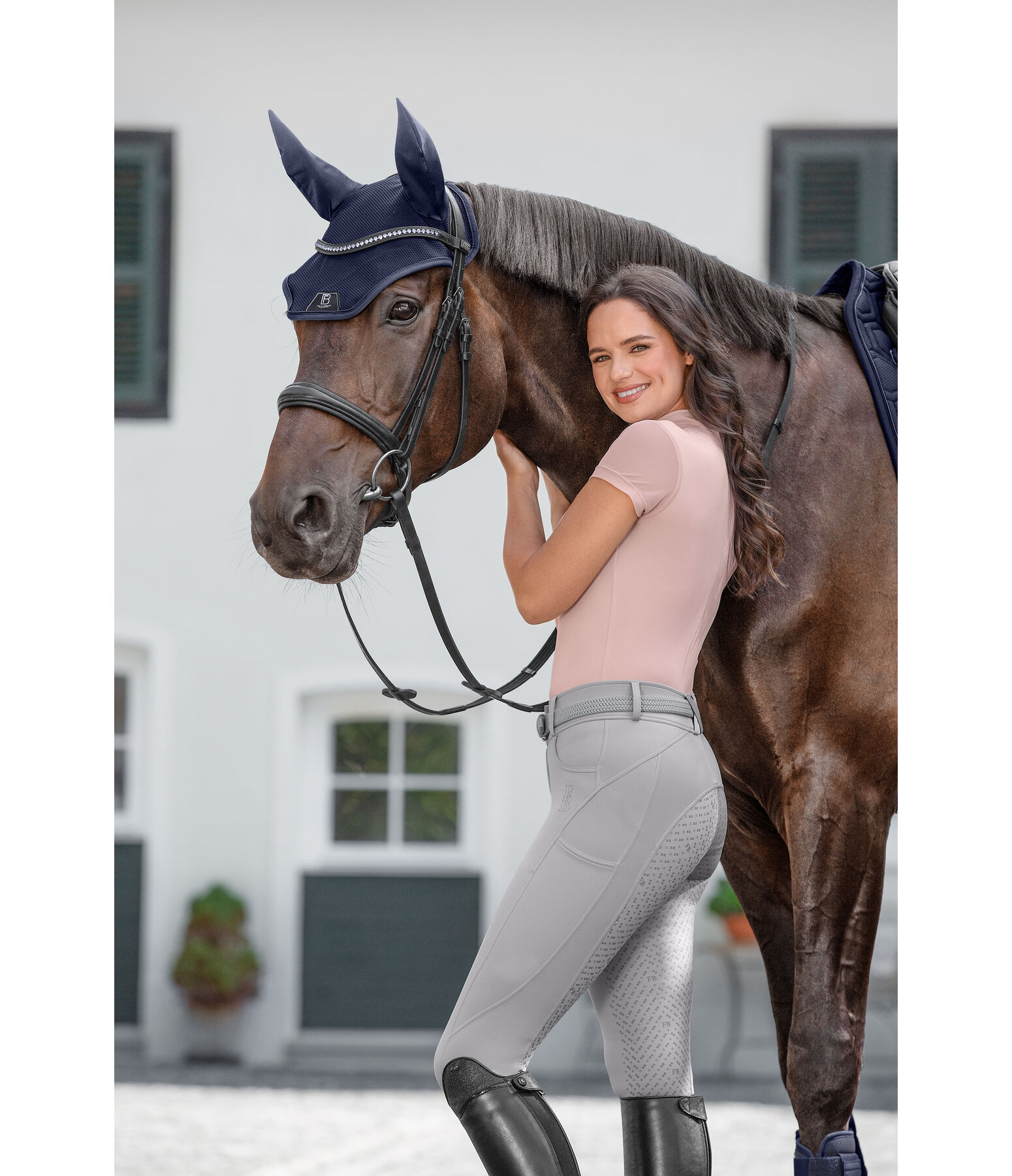 Pantaloni da equitazione full grip Compression Carolyn