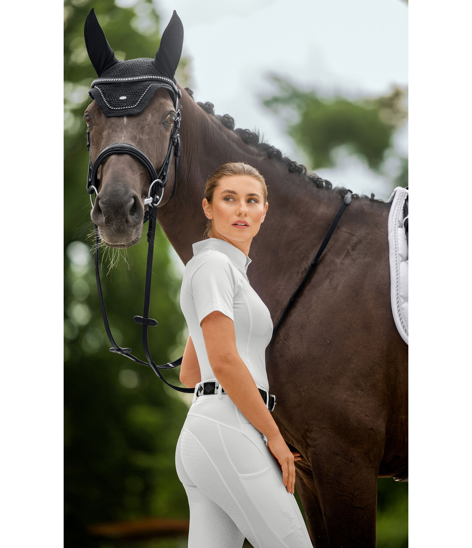 Pantaloni da equitazione full grip Compression Carolyn