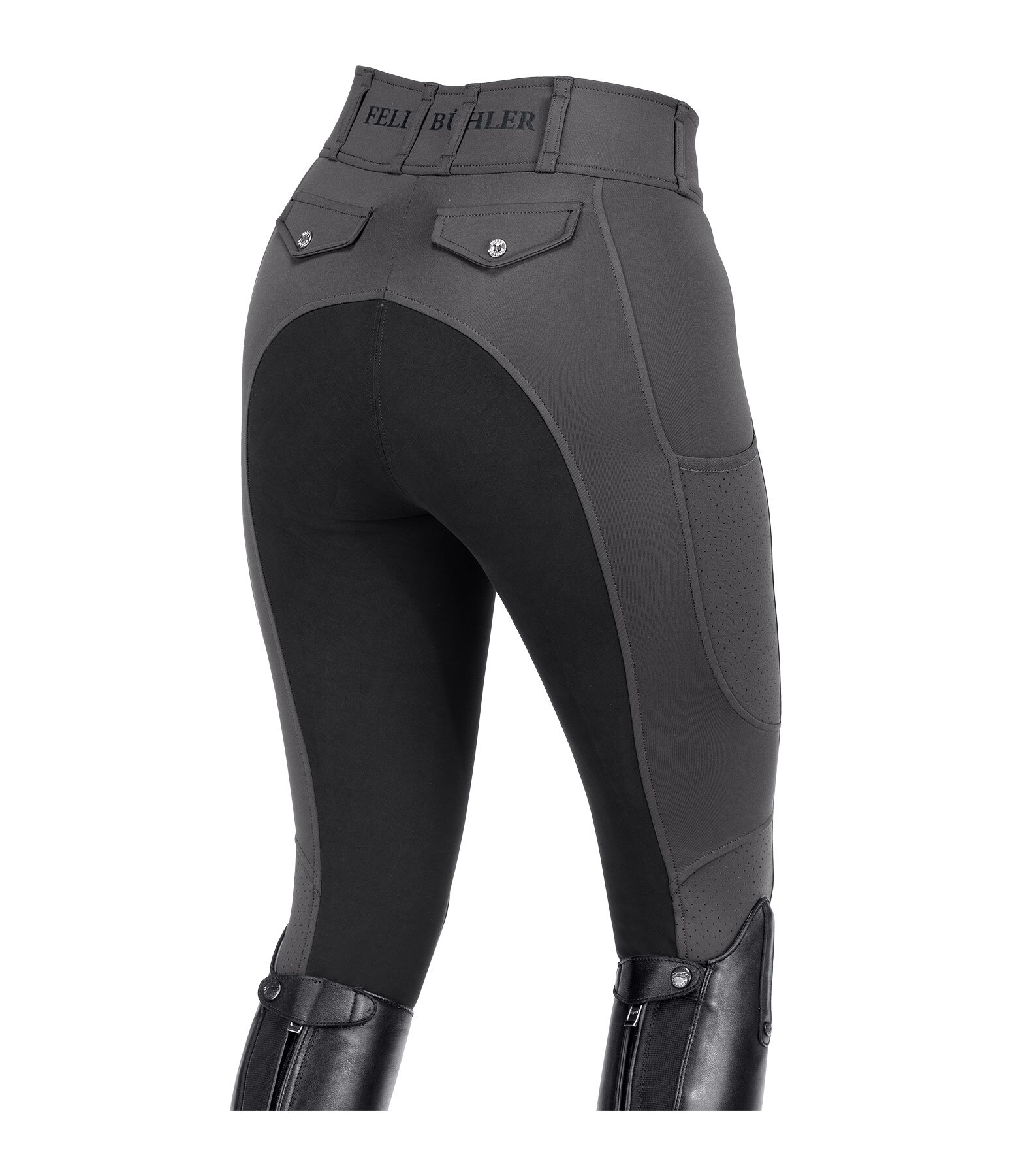 Pantaloni da equitazione hybrid full seat Mesh Denise CTS