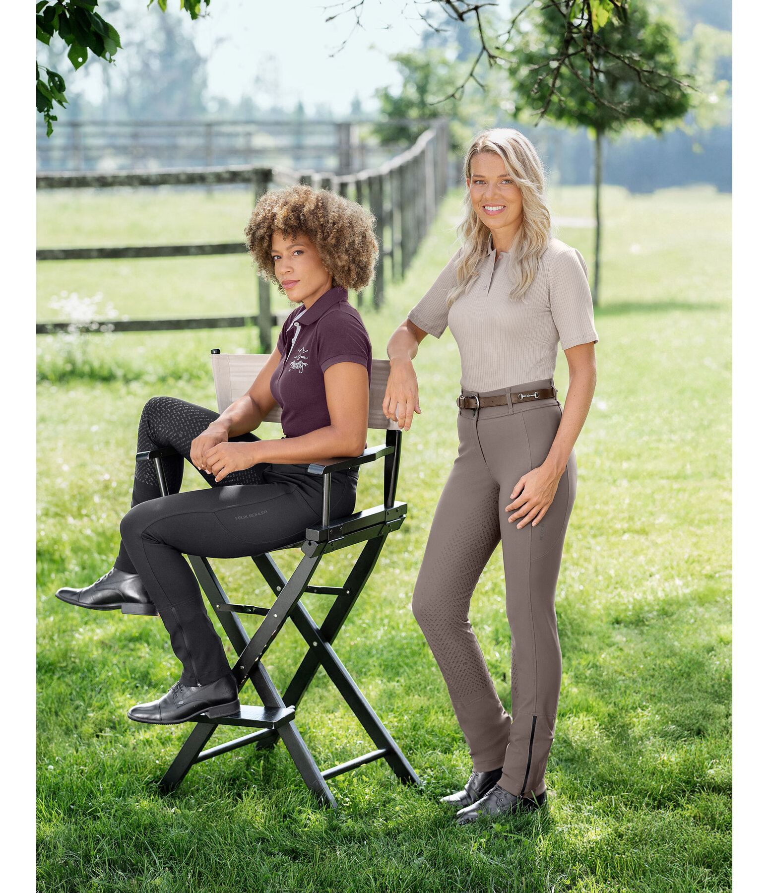 Pantaloni da equitazione jodhpur full grip Ellena