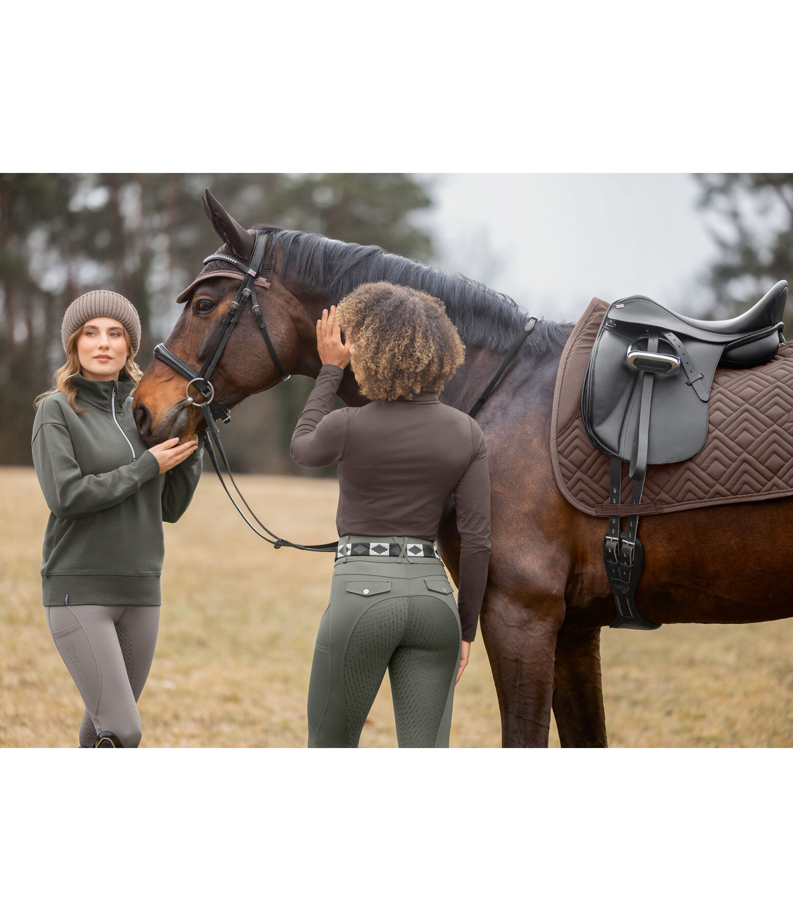Leggings da equitazione full grip Compression Lilian