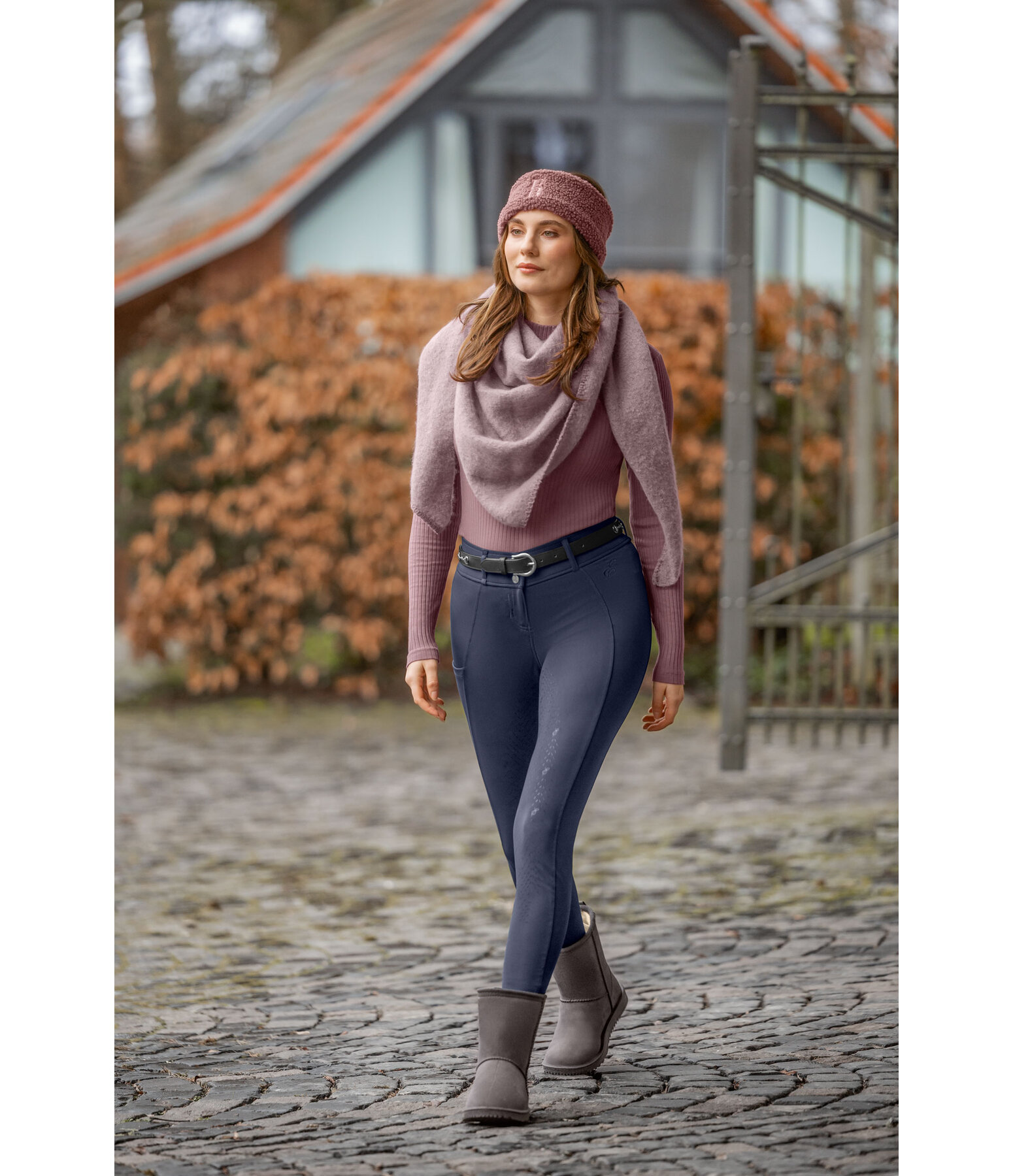 Pantaloni da equitazione hybrid full grip Jolene
