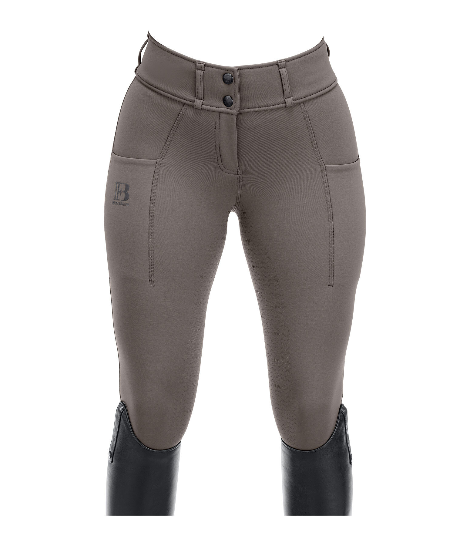 Pantaloni da equitazione hybrid termici full grip Tina